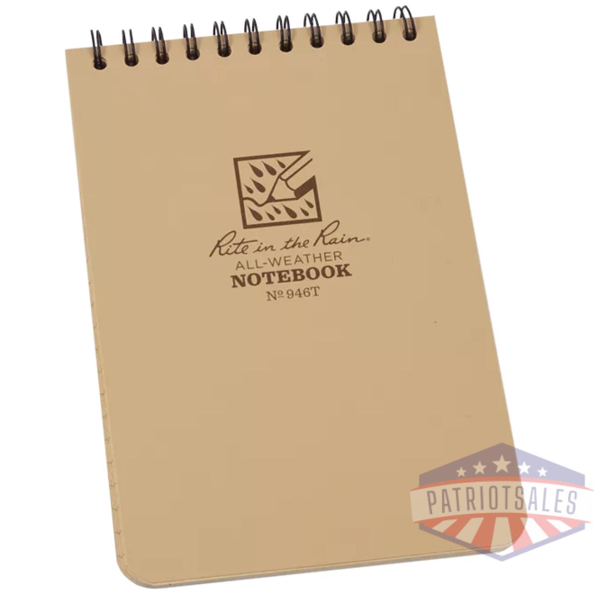 Rir-946t. Webp - top spiral notebook - 4 x 6 - rir 946t