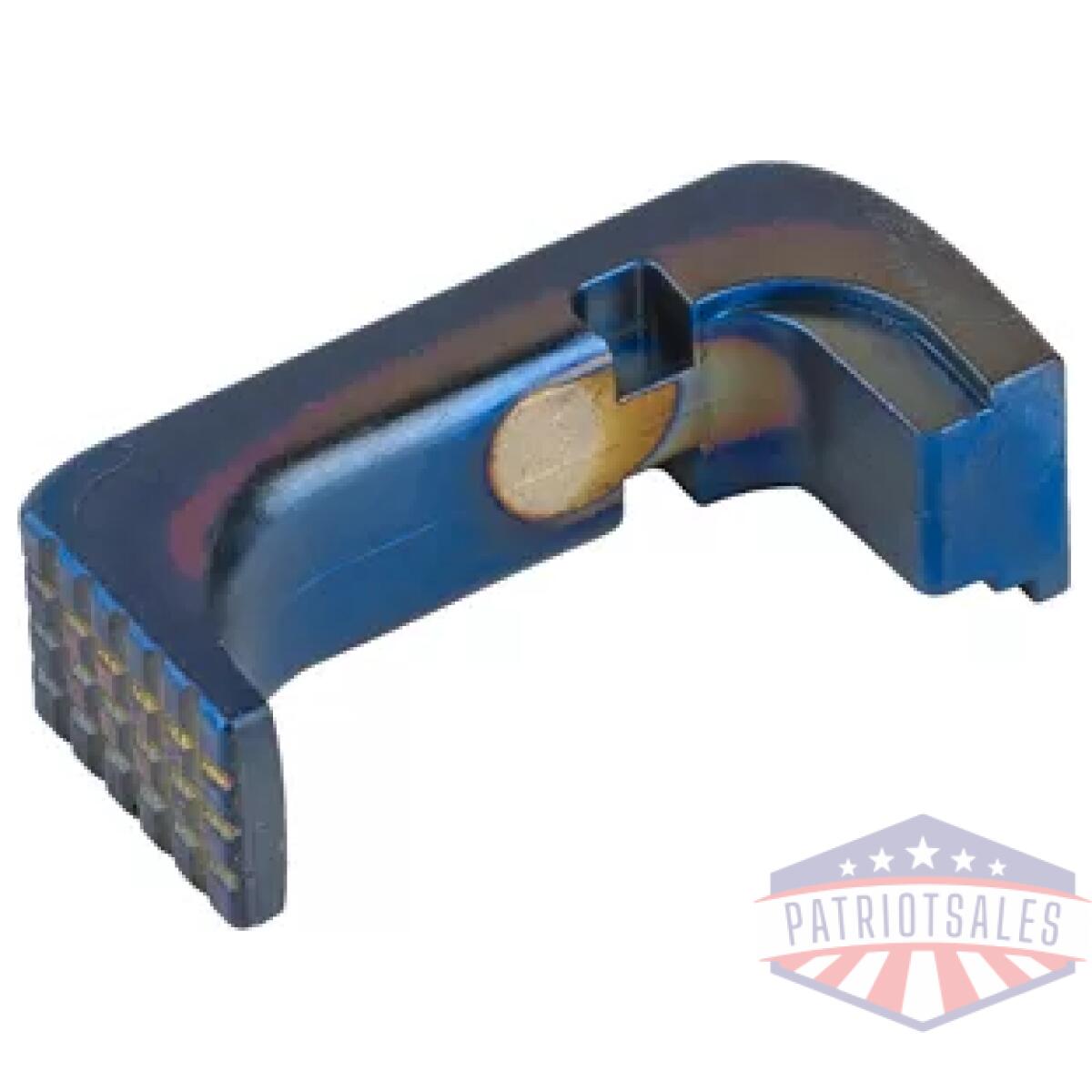 Sa-g43x-emr-blue_1. Webp - shield mag catch for glk 43x/48 blue - sa g43x emr blue 1