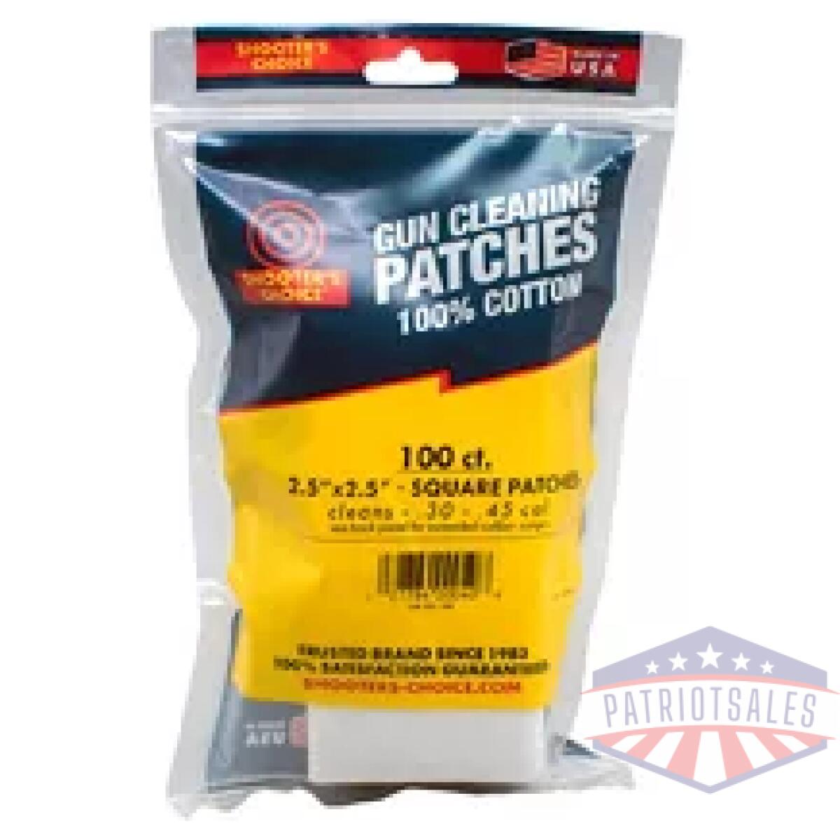 Scshf-917-100_1. Webp - shooters choice 100pk 2. 5" patch - scshf 917 100 1