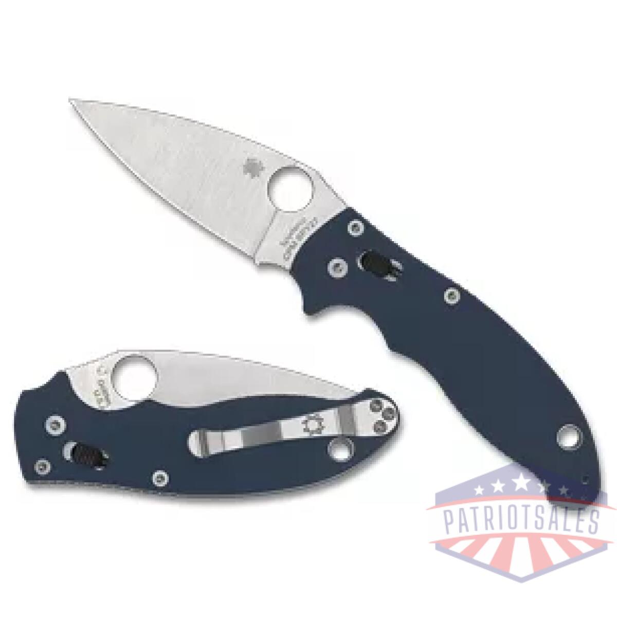 Spyc101gpcbl2_1. Webp - spyderco manix2 g-10 3. 37" blue - spyc101gpcbl2 1