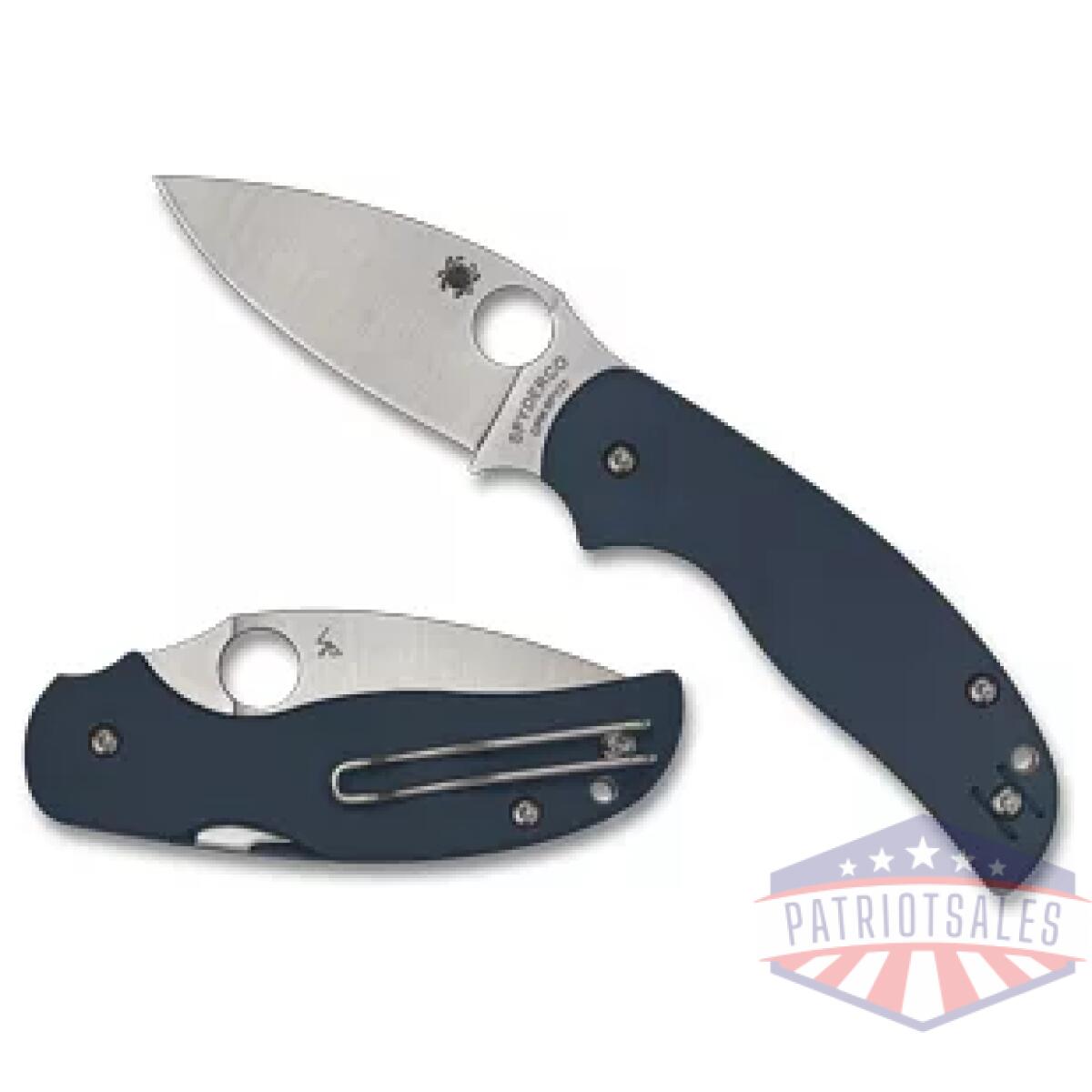 Spyc123gpcbl_1. Webp - spyderco sage 5 cpm spy27 3" blue - spyc123gpcbl 1