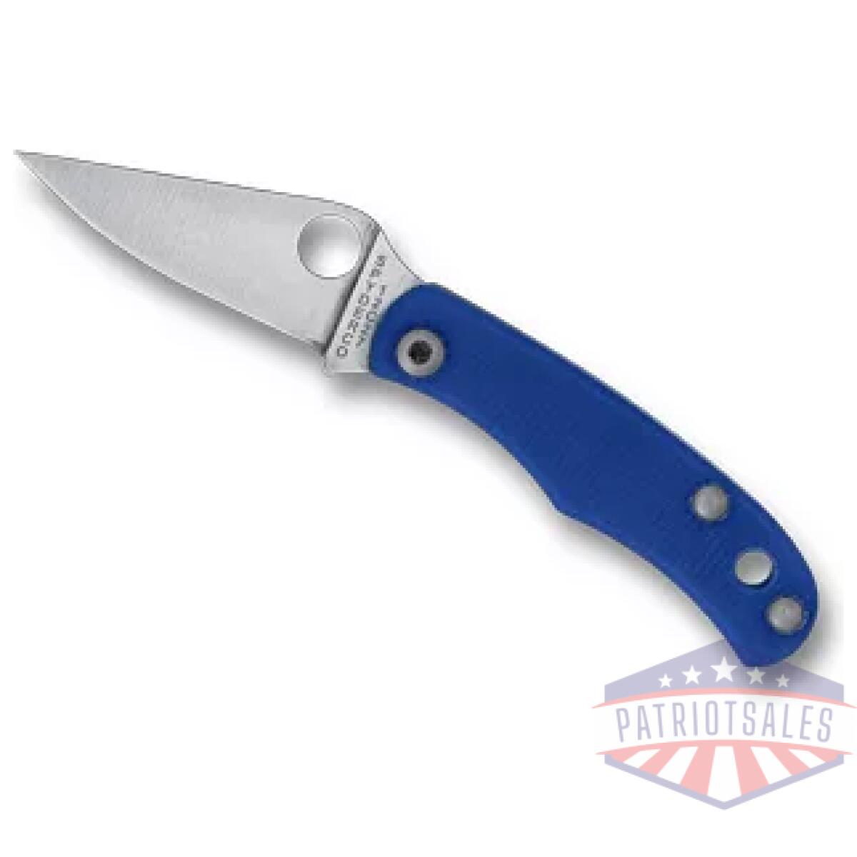 Spyc133gblp_1. Webp - spyderco bug g-10 1. 27" blue - spyc133gblp 1