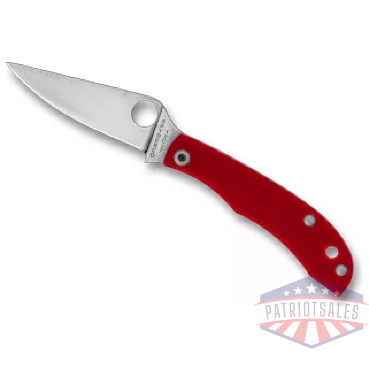 Spyc137grdp_1. Webp - spyderco honeybee g-10 1. 68" red - spyc137grdp 1