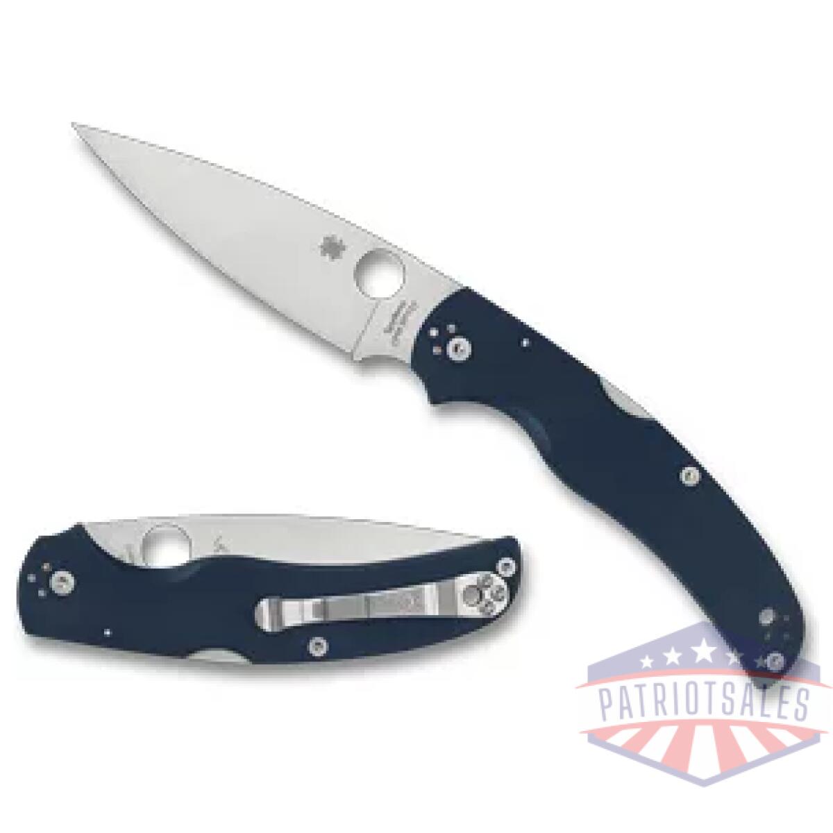 Spyc244gpcbl_1. Webp - spyderco native chief g-10 4. 08" blu - spyc244gpcbl 1