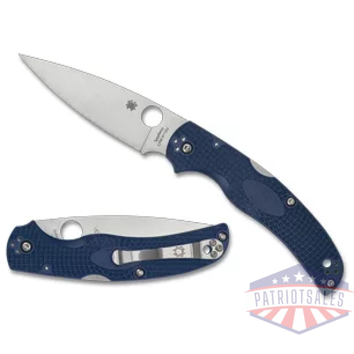 Spyc244pdbl_1. Webp - spyderco native chief lw 4. 02" blue - spyc244pdbl 1