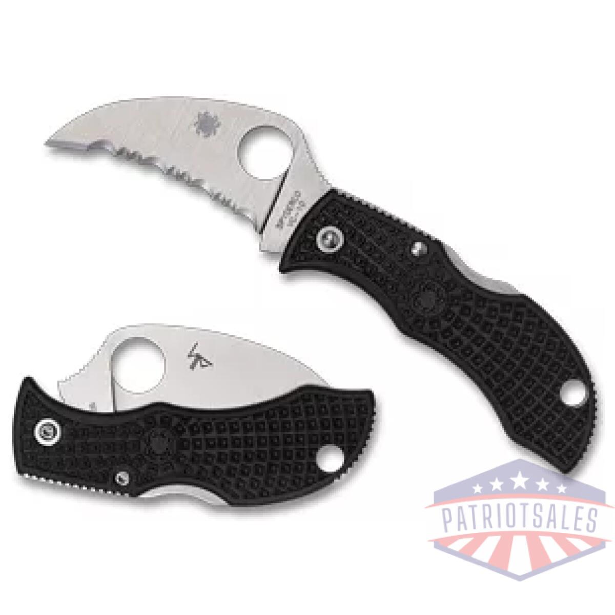 Spymbkhbs_1. Webp - spyderco manbug 1. 84" blk - spymbkhbs 1