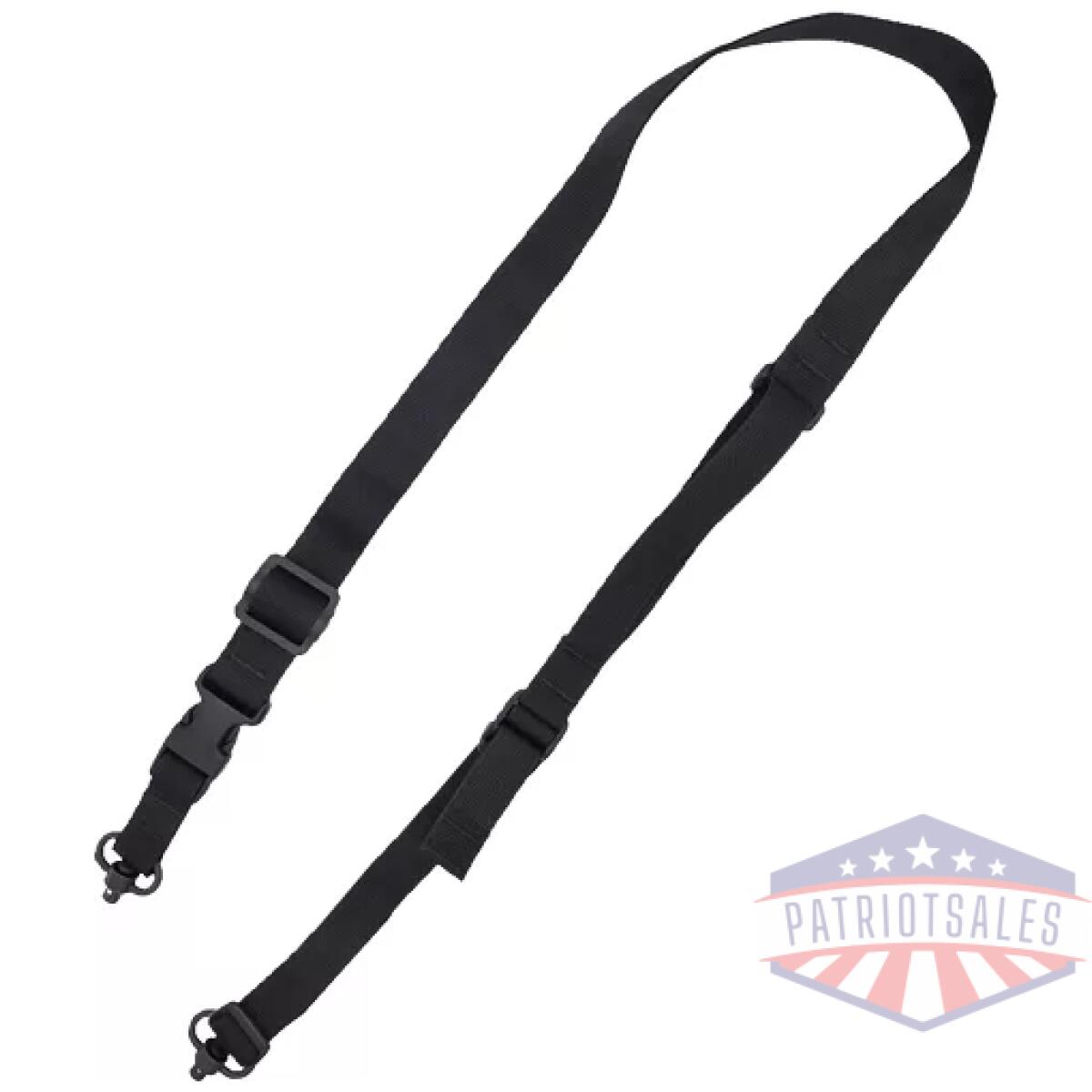 T6028bk. Webp - tac shield sling 2n1 warrior - qd push button swivel black - t6028bk