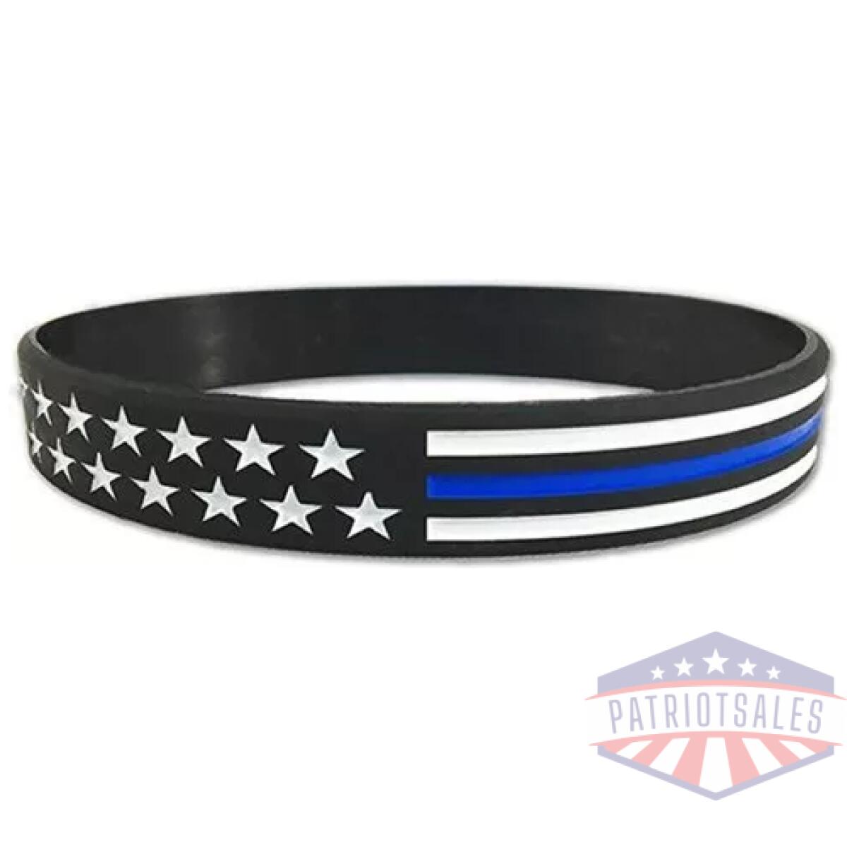 Tbl-am-br-6-1. Webp - thin blue line american flag bracelet - tbl am br 6 1