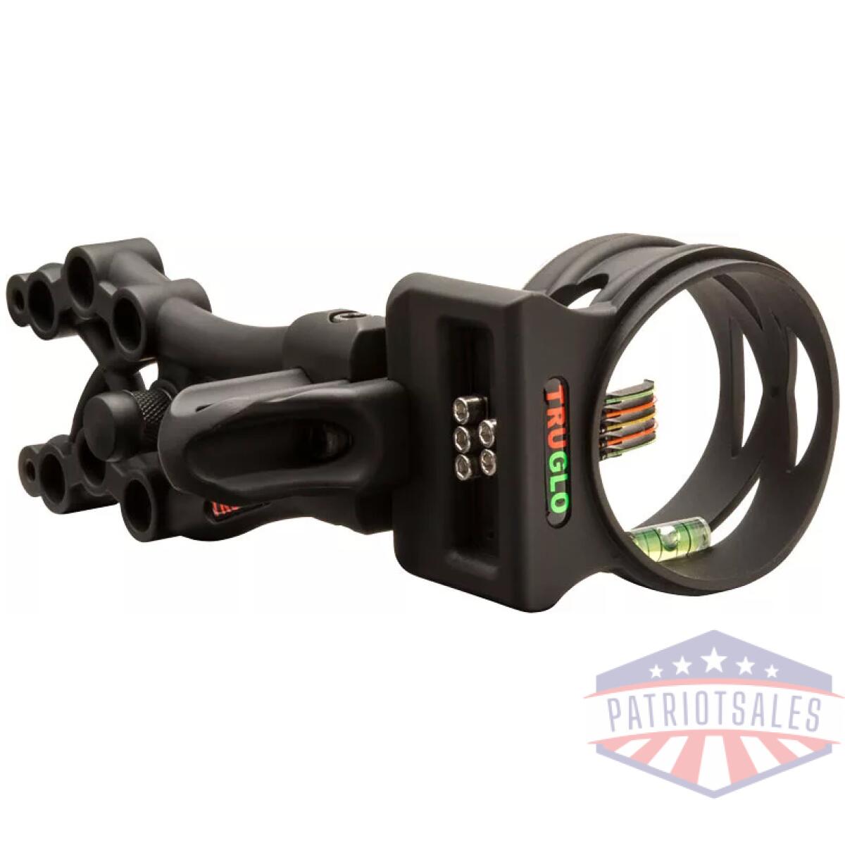 Tg5805b. Webp - truglo bow sight carbon xs - xtreme 5-pin. 019dia black - tg5805b