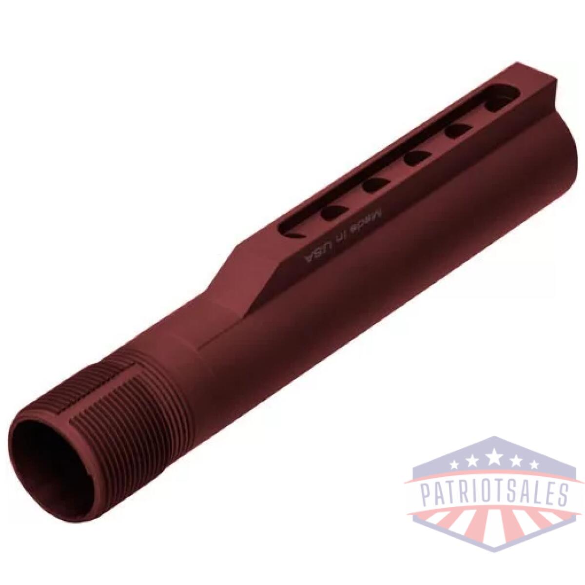 Tlu001r. Webp - utg buffer tube ar-15 - mil-spec 6-position red - tlu001r