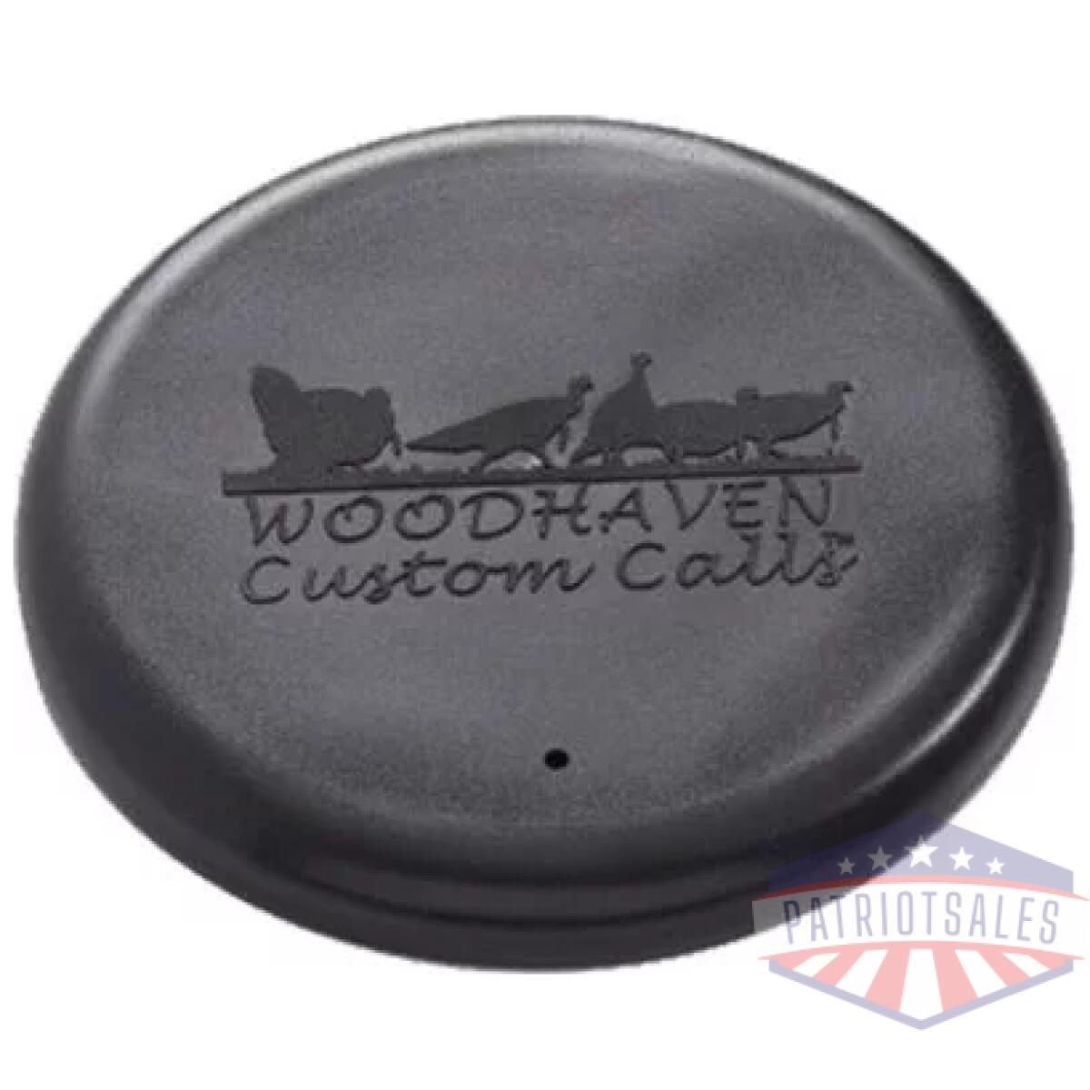 Wh050. Webp - woodhaven custom calls surface - saver lid black for pot calls - wh050