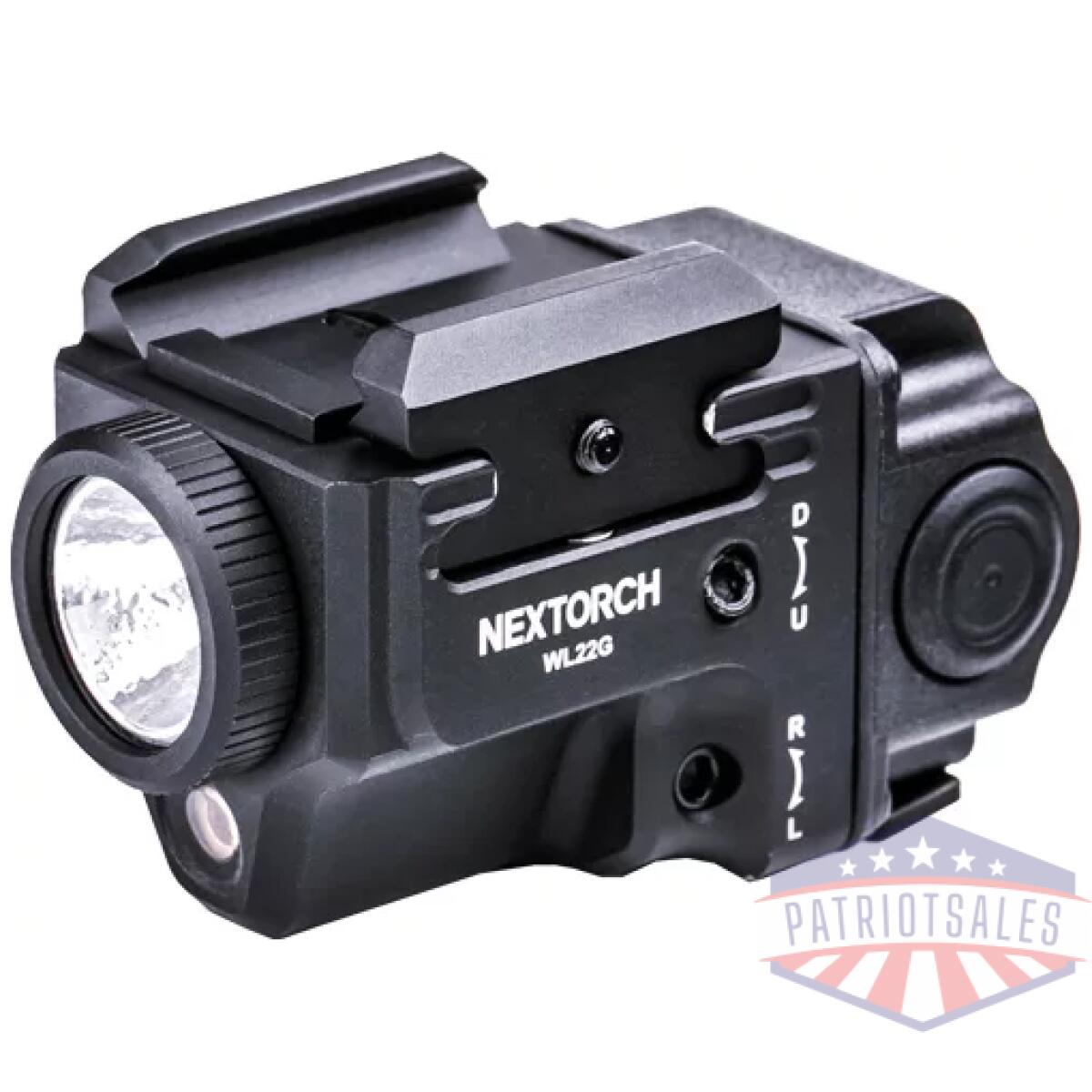 Wl22g. Webp - nextorch wl22g compact weapon - mounted light/grn laser 650lum - wl22g