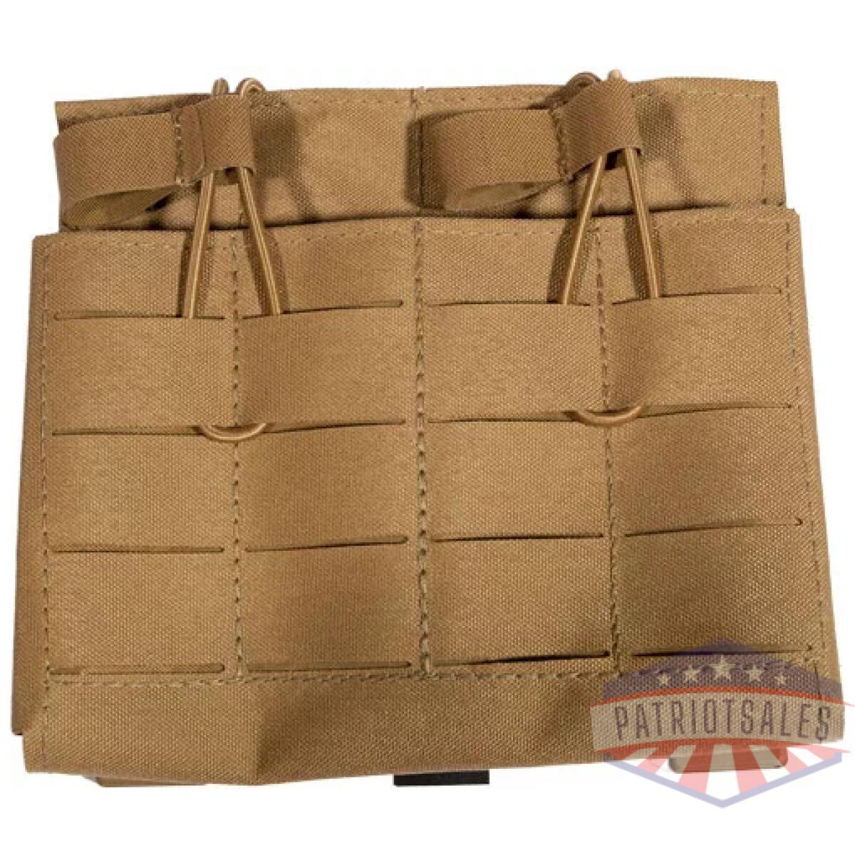 Z105114. Webp - grey ghost gear double 7. 62 - mag pouch laminate coyote - z105114