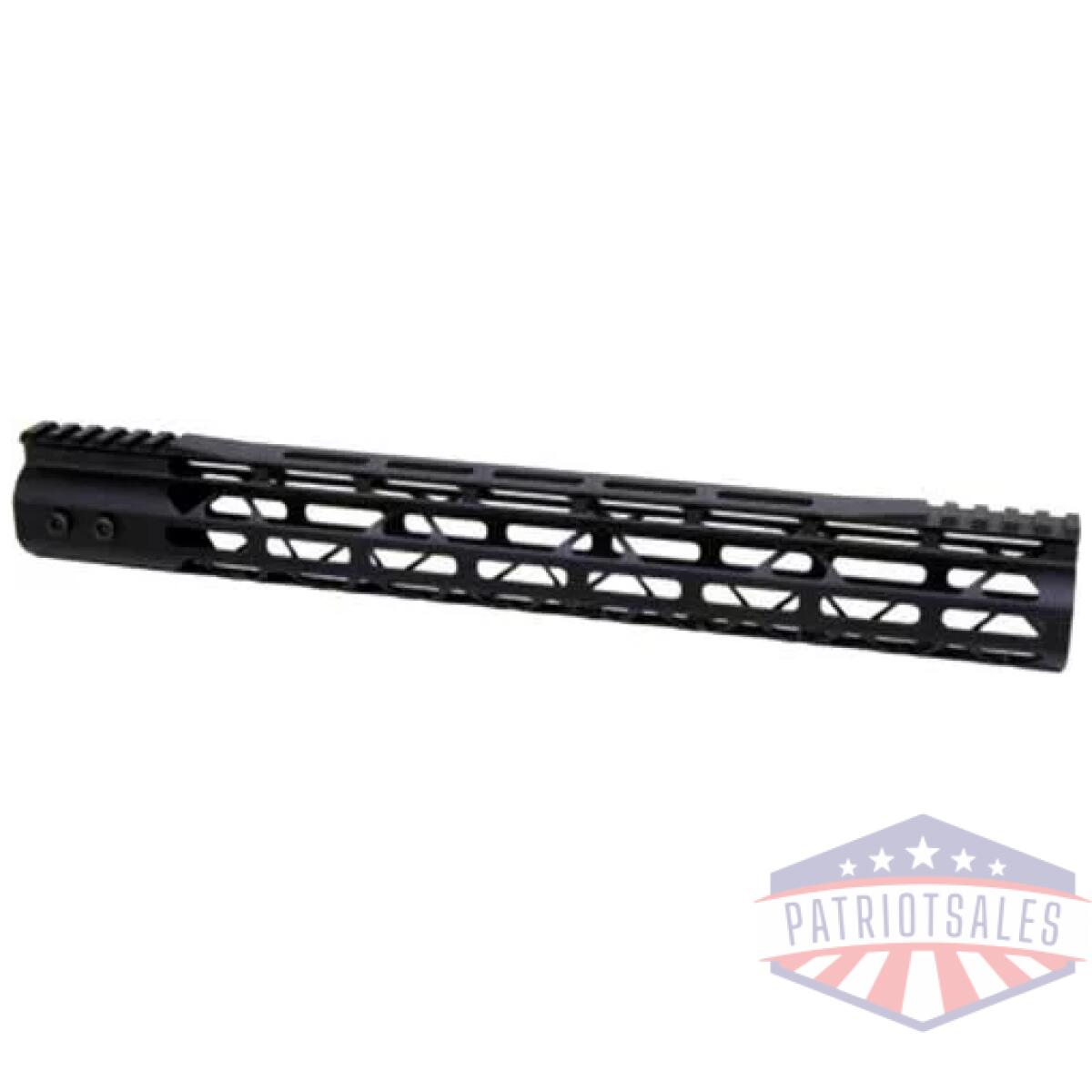 Zgt15mlk. Webp - guntec ultra light handguard - 15" m-lok black - zgt15mlk