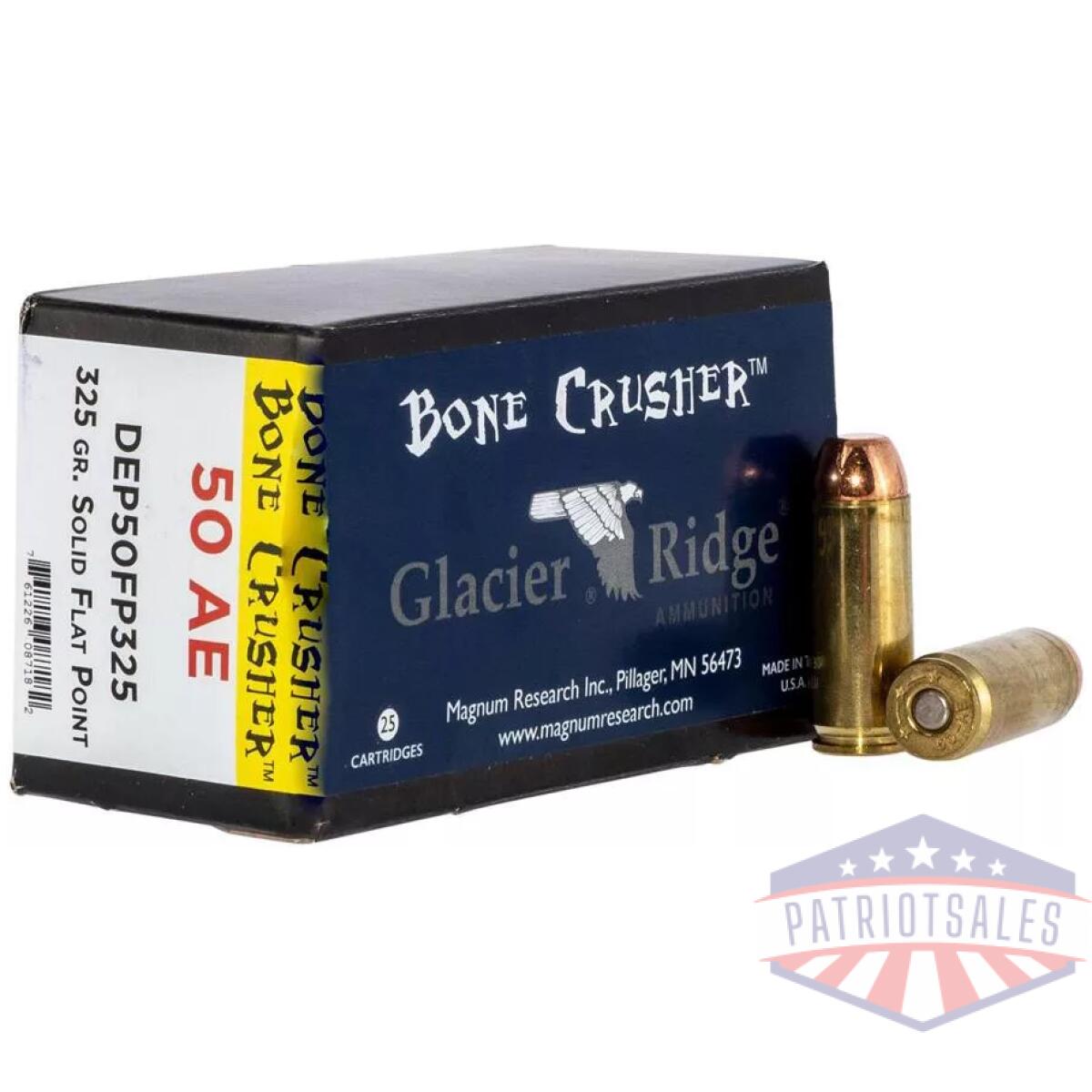 Https3a2f2fmedia. Chattanoogashooting. Com2fimages2fproduct2fdxdep50fp3252fdxdep50fp325. Webp - magnum research glacier ridge bonecrusher handgun ammunition. 50ae 325gr solid flat point 25/ct - https3a2f2fmedia. Chattanoogashooting. Com2fimages2fproduct2fdxdep50fp3252fdxdep50fp325