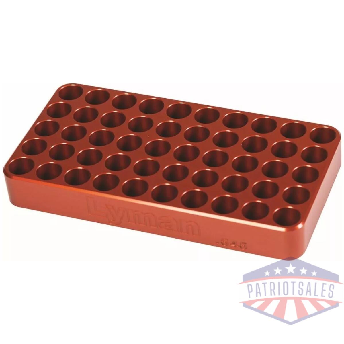 Https3a2f2fmedia. Chattanoogashooting. Com2fimages2fproduct2fly77280822fly7728082_1. Webp - lyman anodized aluminum loading block. 565" hole size - https3a2f2fmedia. Chattanoogashooting. Com2fimages2fproduct2fly77280822fly7728082 1