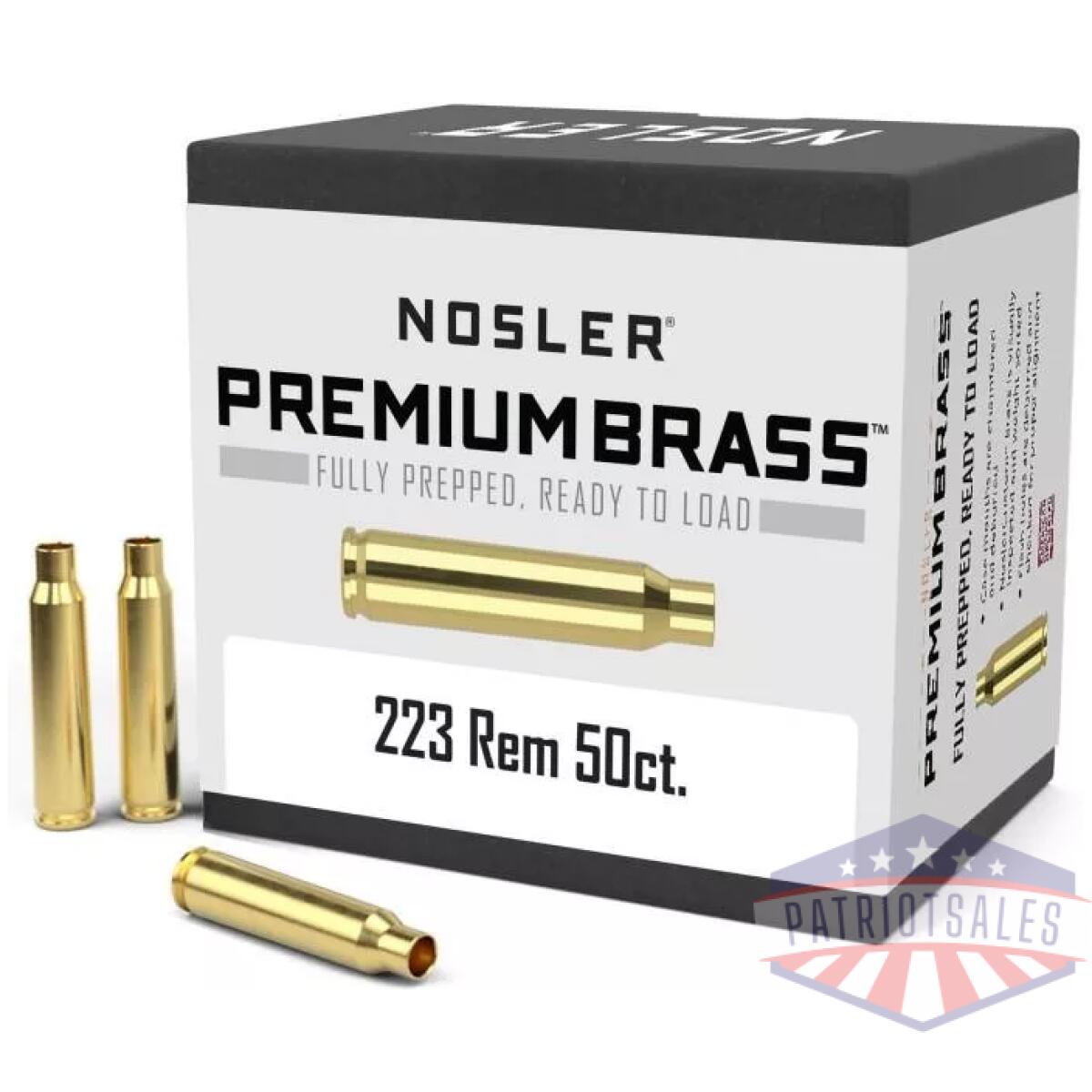 Https3a2f2fmedia. Chattanoogashooting. Com2fimages2fproduct2fno100702fno10070-1. Webp - nosler unprimed brass rifle cartridge cases 50/ct. 223 rem - https3a2f2fmedia. Chattanoogashooting. Com2fimages2fproduct2fno100702fno10070 1