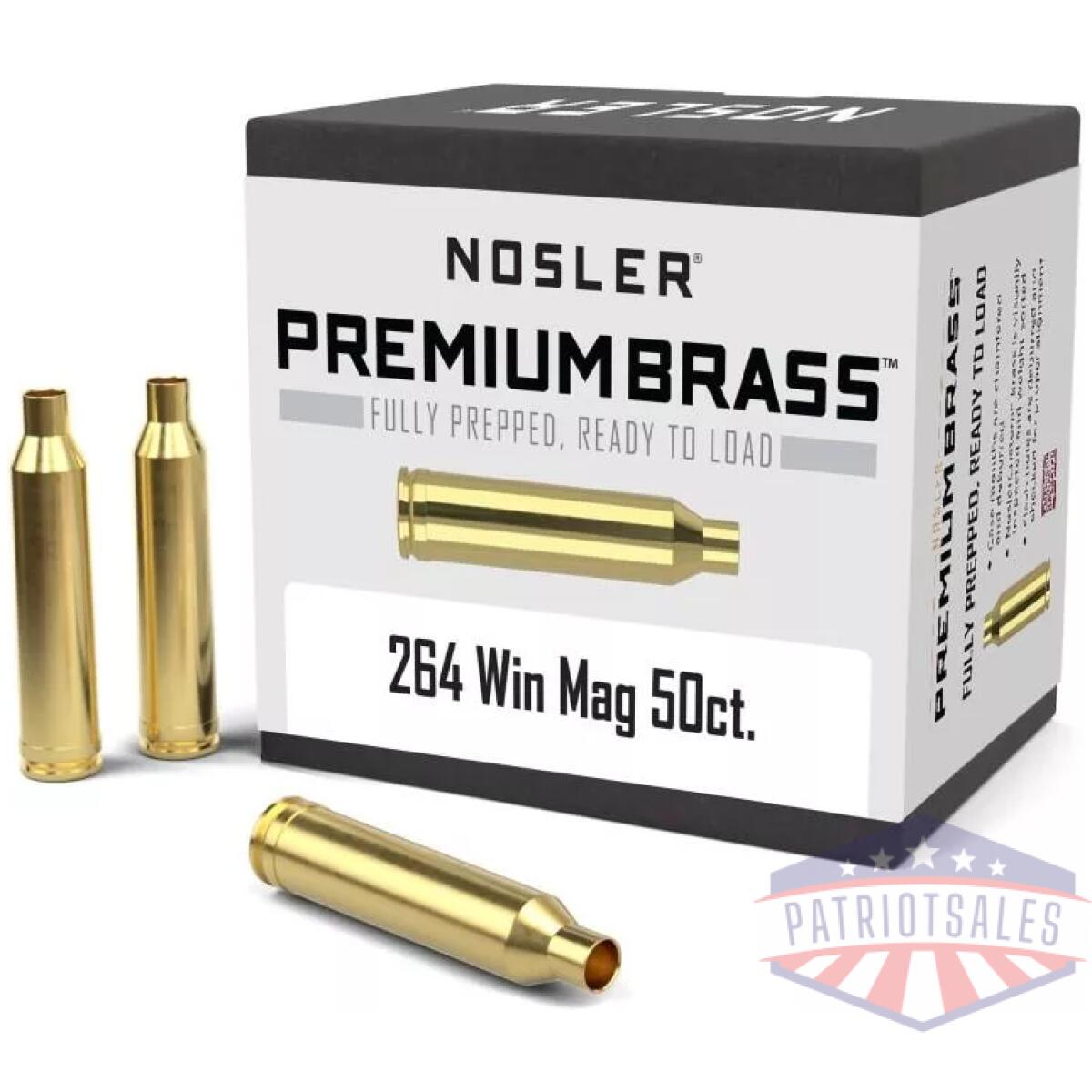 Https3a2f2fmedia. Chattanoogashooting. Com2fimages2fproduct2fno112342fno11234-1-2. Webp - nosler unprimed brass rifle cartridge cases 50/ct. 264 win mag - https3a2f2fmedia. Chattanoogashooting. Com2fimages2fproduct2fno112342fno11234 1 2