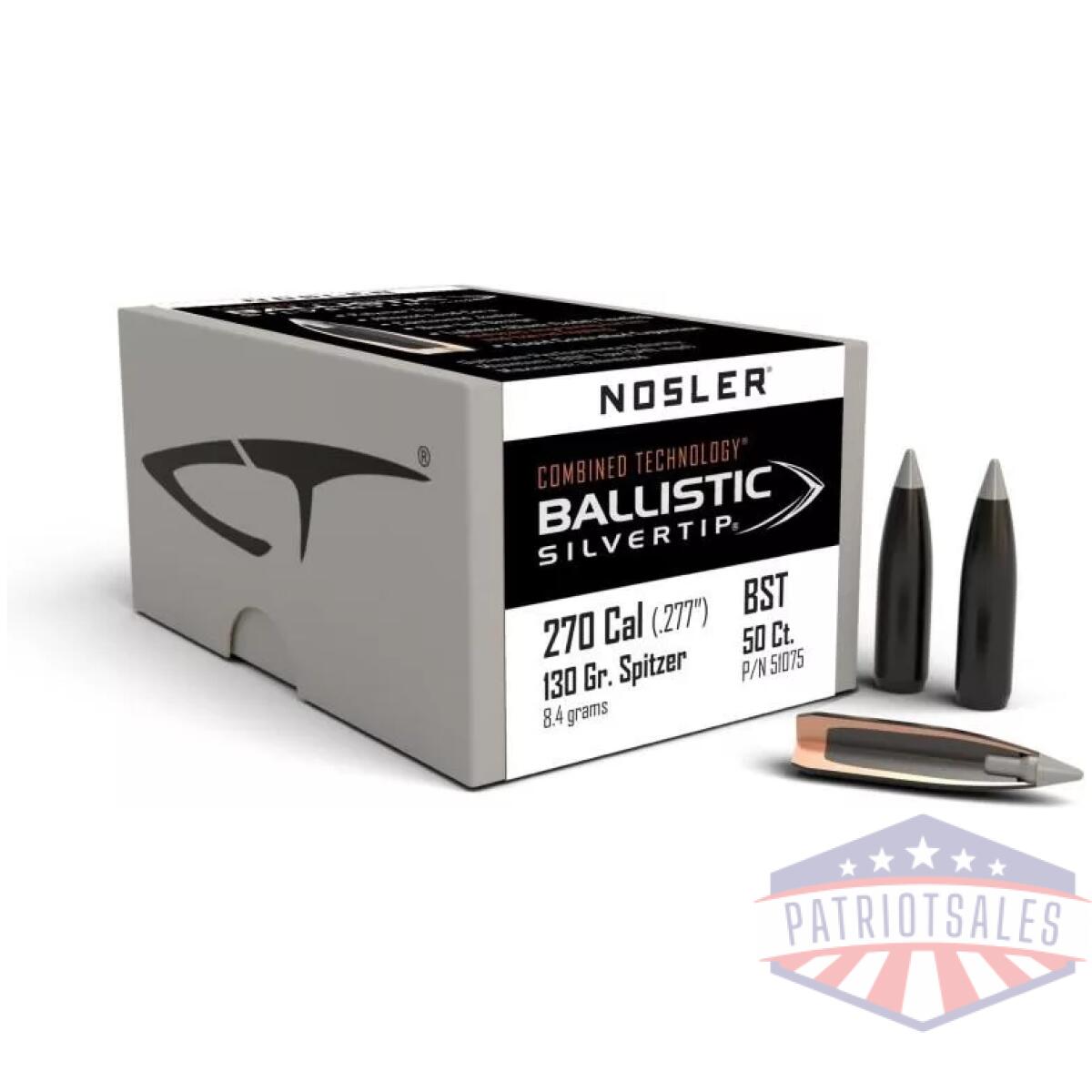 Https3a2f2fmedia. Chattanoogashooting. Com2fimages2fproduct2fno510752fno51075-1. Webp - nosler ballistic silvertip hunting bullets. 270 cal. 277" 130 gr sbt-bstip 50/ct - https3a2f2fmedia. Chattanoogashooting. Com2fimages2fproduct2fno510752fno51075 1