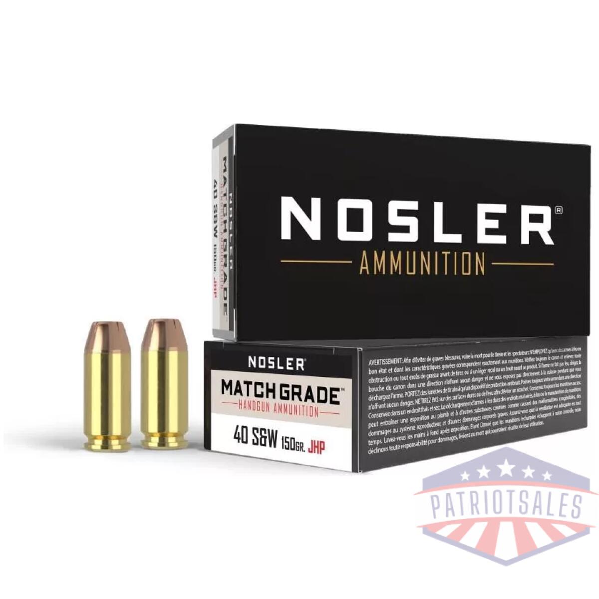 Https3a2f2fmedia. Chattanoogashooting. Com2fimages2fproduct2fno511812fno51181-1. Webp - nosler match grade handgun ammo. 40 s&w 150 gr jhp 1125 fps 50/box - https3a2f2fmedia. Chattanoogashooting. Com2fimages2fproduct2fno511812fno51181 1