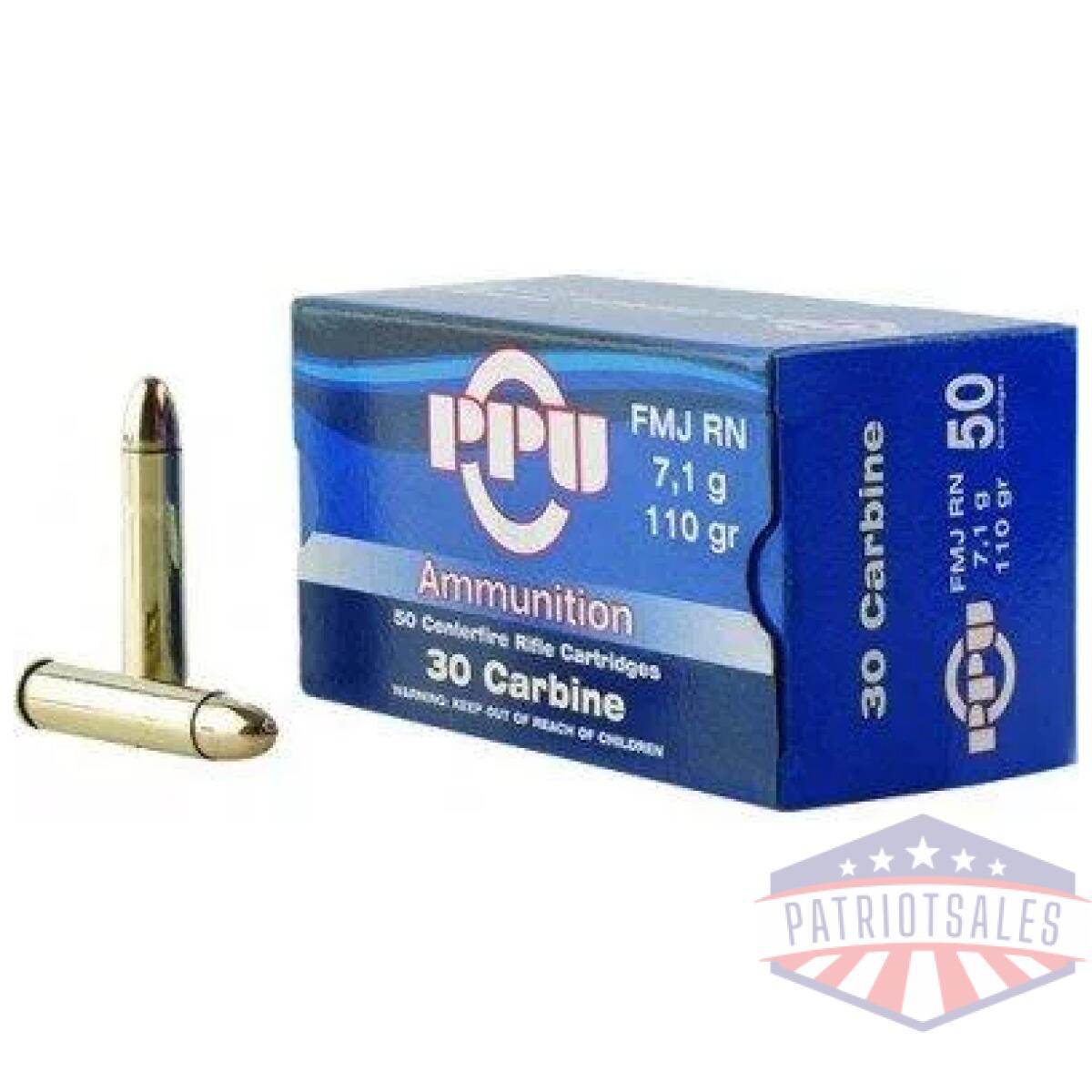 Https3a2f2fmedia. Chattanoogashooting. Com2fimages2fproduct2foqpp30f2foqpp30f. Webp - ppu rifle ammunition. 30 carbine 110 gr fmj-rn 1990 fps 50/ct - https3a2f2fmedia. Chattanoogashooting. Com2fimages2fproduct2foqpp30f2foqpp30f