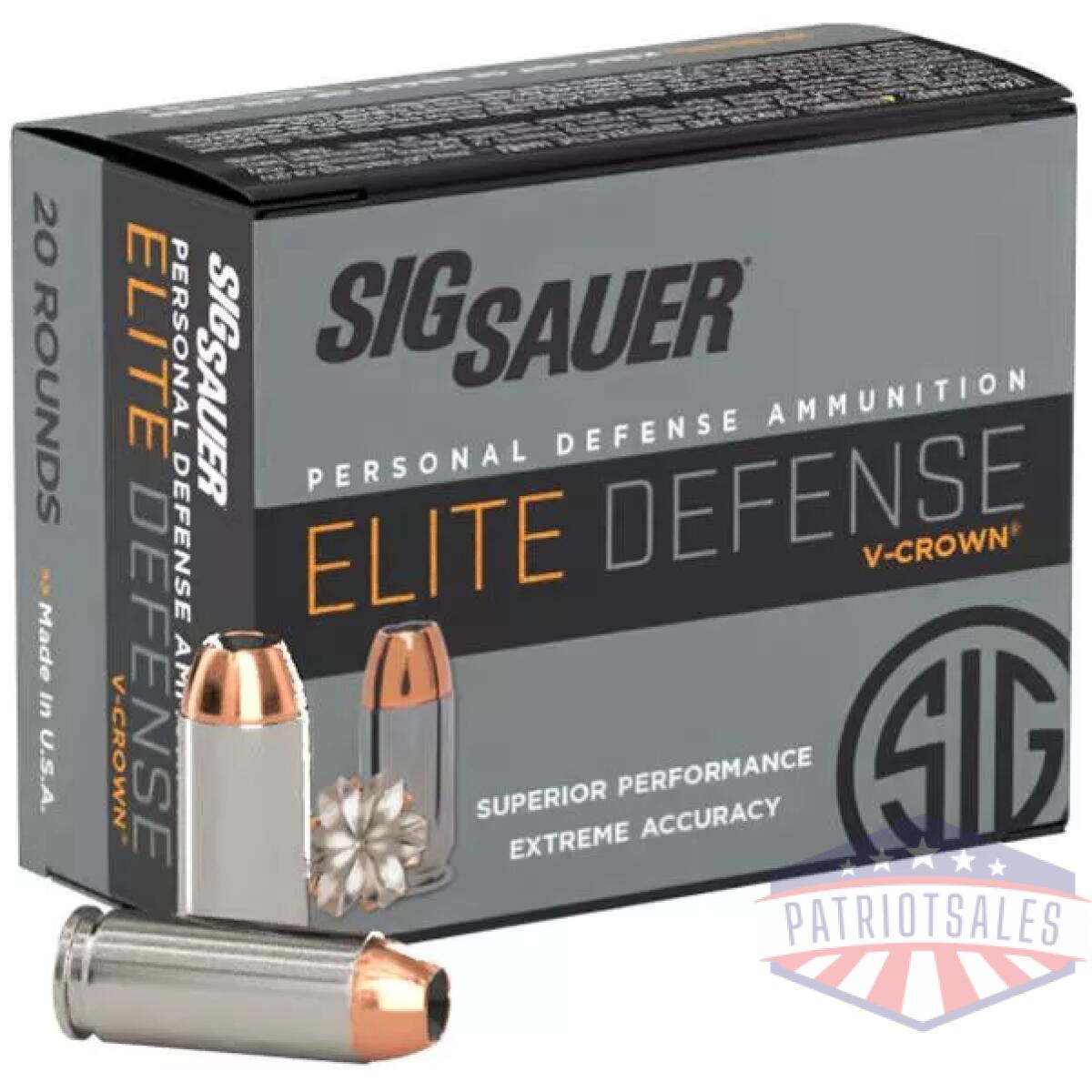 Https3a2f2fmedia. Chattanoogashooting. Com2fimages2fproduct2fxi5168272fxi516827-1. Webp - sig elite v-crown handgun ammunition 10mm auto 180 gr jhp 1250 fps 20/ct - https3a2f2fmedia. Chattanoogashooting. Com2fimages2fproduct2fxi5168272fxi516827 1