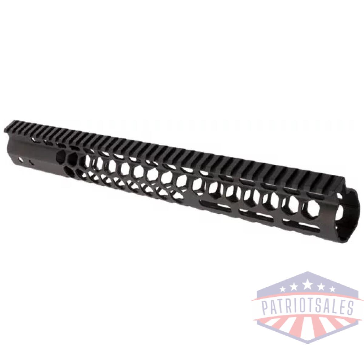 Zgt15hcalmlk. Webp - guntec air lite handguard - 15" honeycomb m-lok black - zgt15hcalmlk