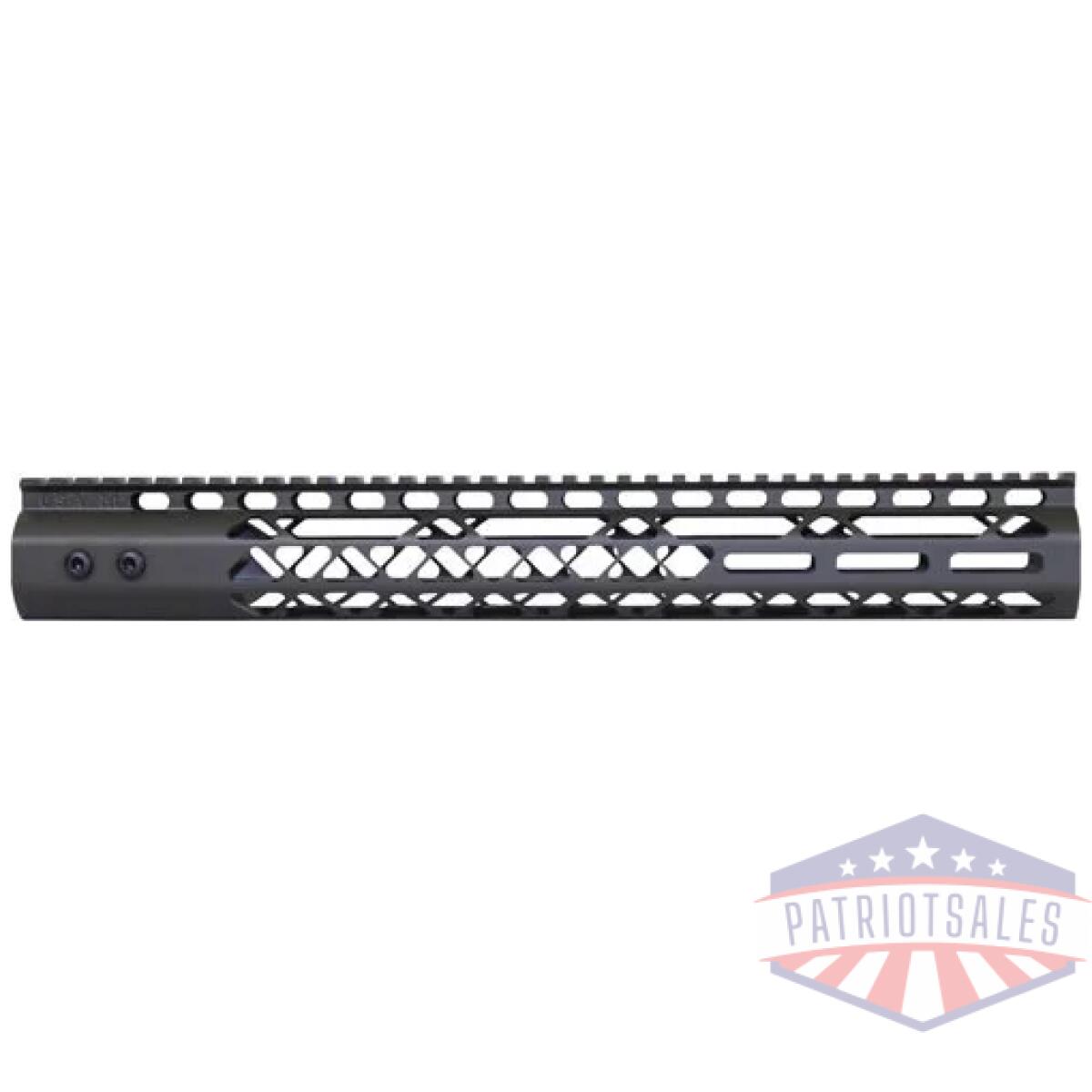 Zgt15mlkal. Webp - guntec air lite handguard - 15" m-lok black - zgt15mlkal