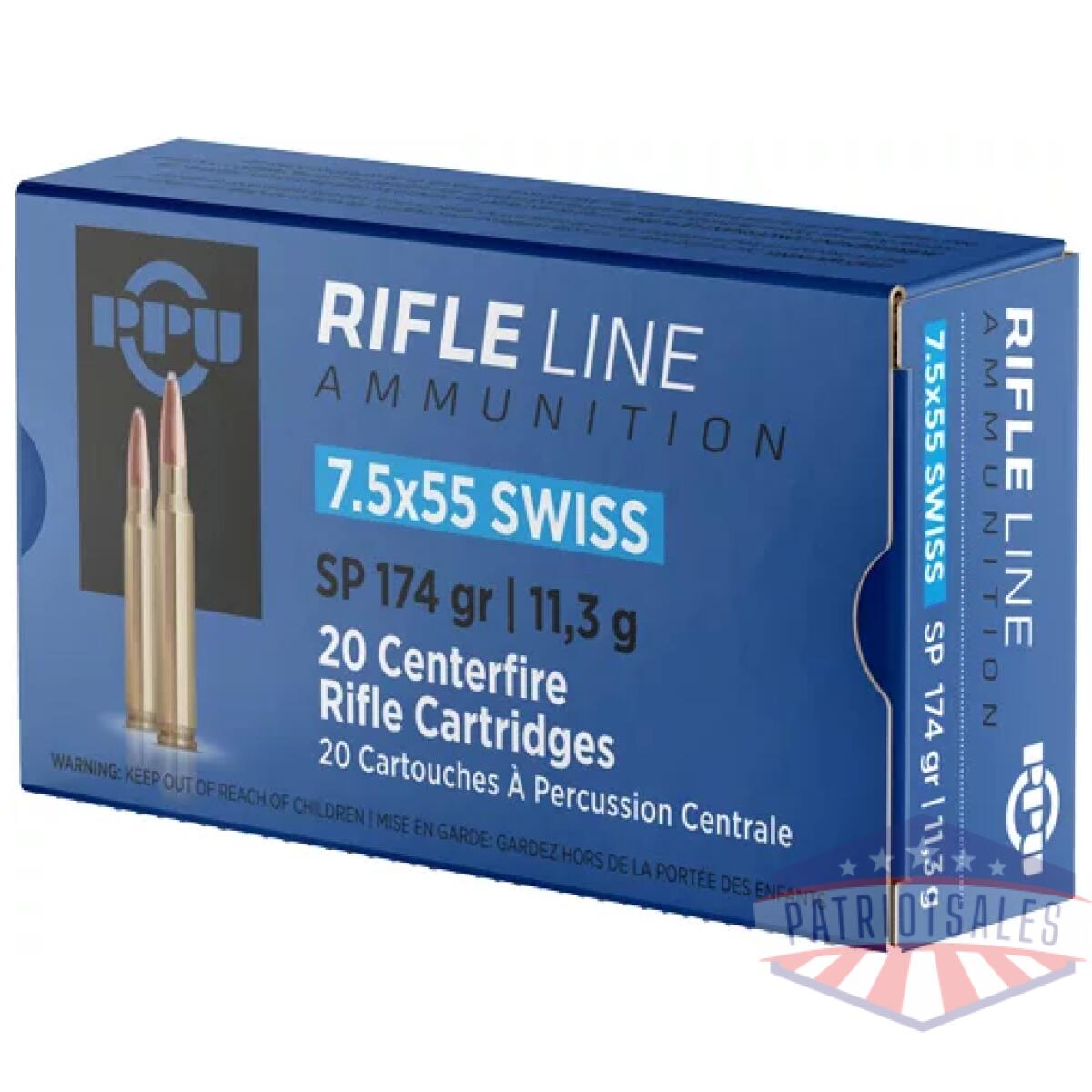 App7ss. Webp - ppu 7. 5x55 swiss 174gr jsp - 20rd 10bx/cs - app7ss