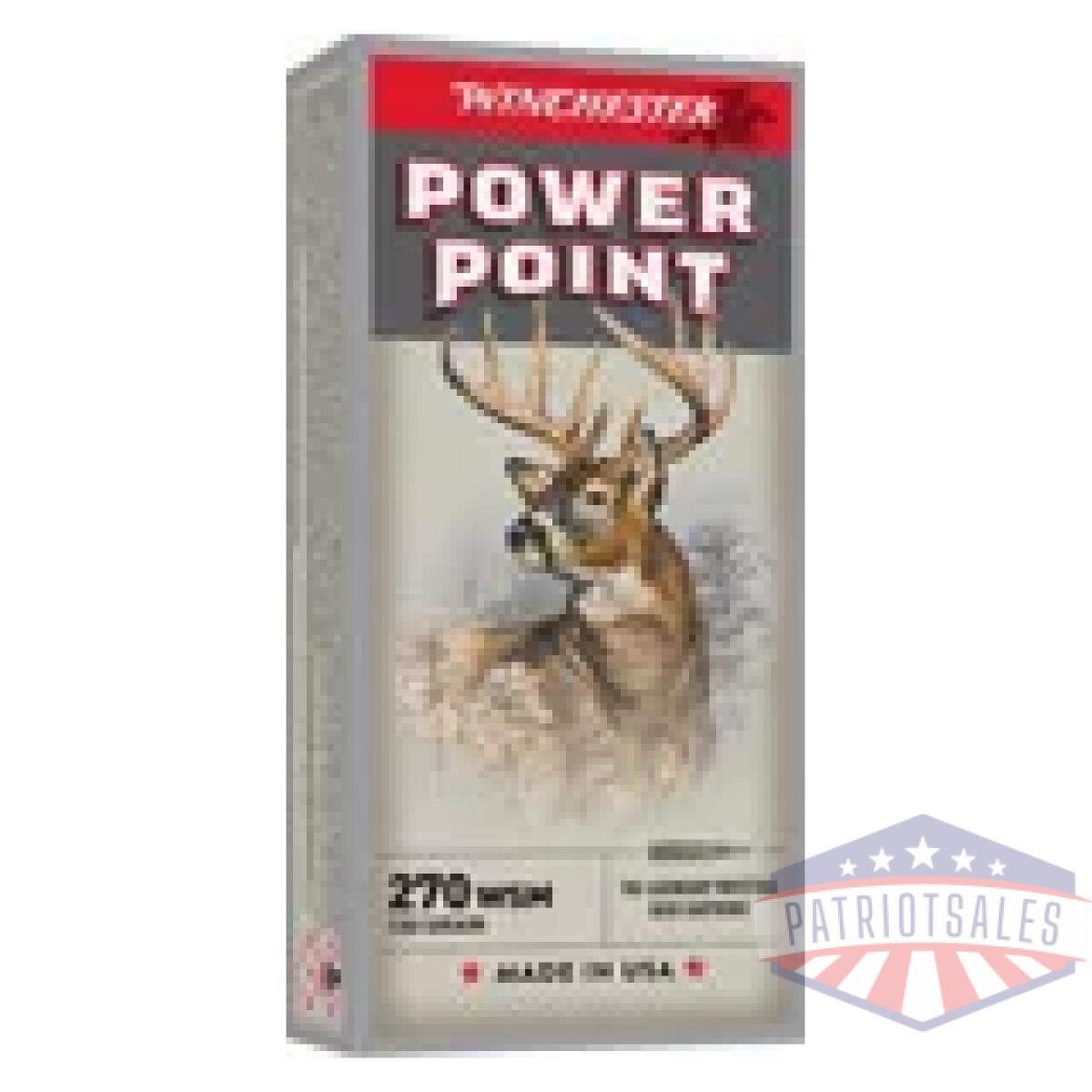 Ax270wsm_1. Webp - winchester super-x 270 wsm - 150gr power point 20rd 10bx/cs - ax270wsm 1