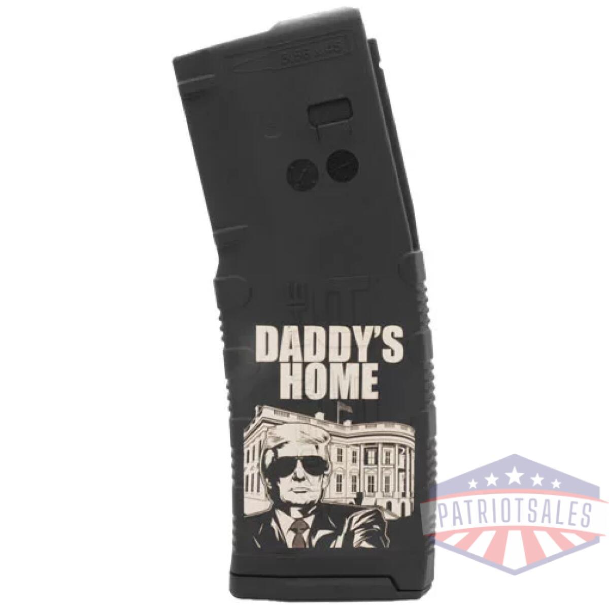 Bromag30trdhwh_1. Webp - black rain magazine 5. 56x45 - 30rd black trump daddy's home - bromag30trdhwh 1