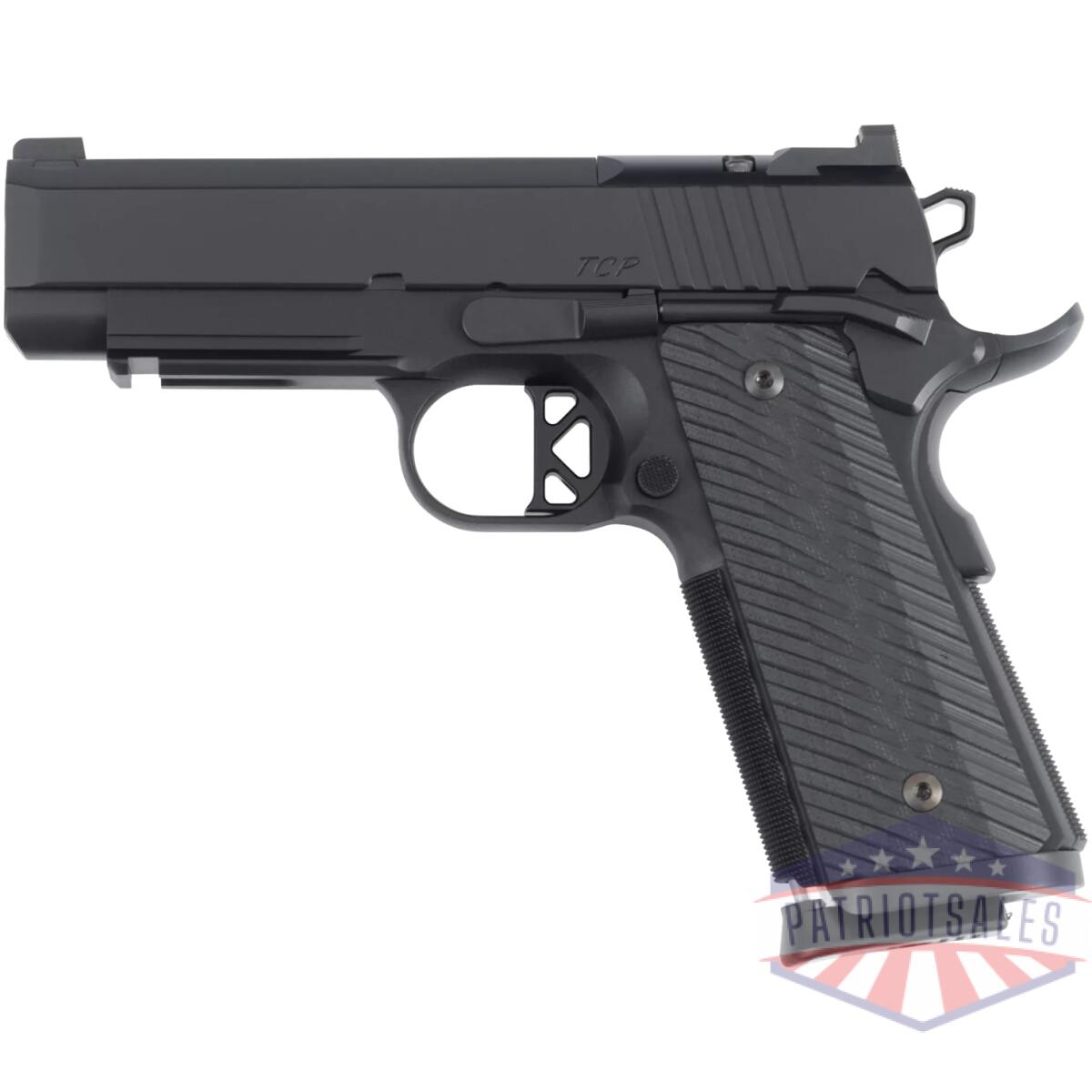 Dw-01797le. Webp - cz dan wesson tcp optic ready 9mm 4"" fs, black duty finish 9rd mag - dw 01797le