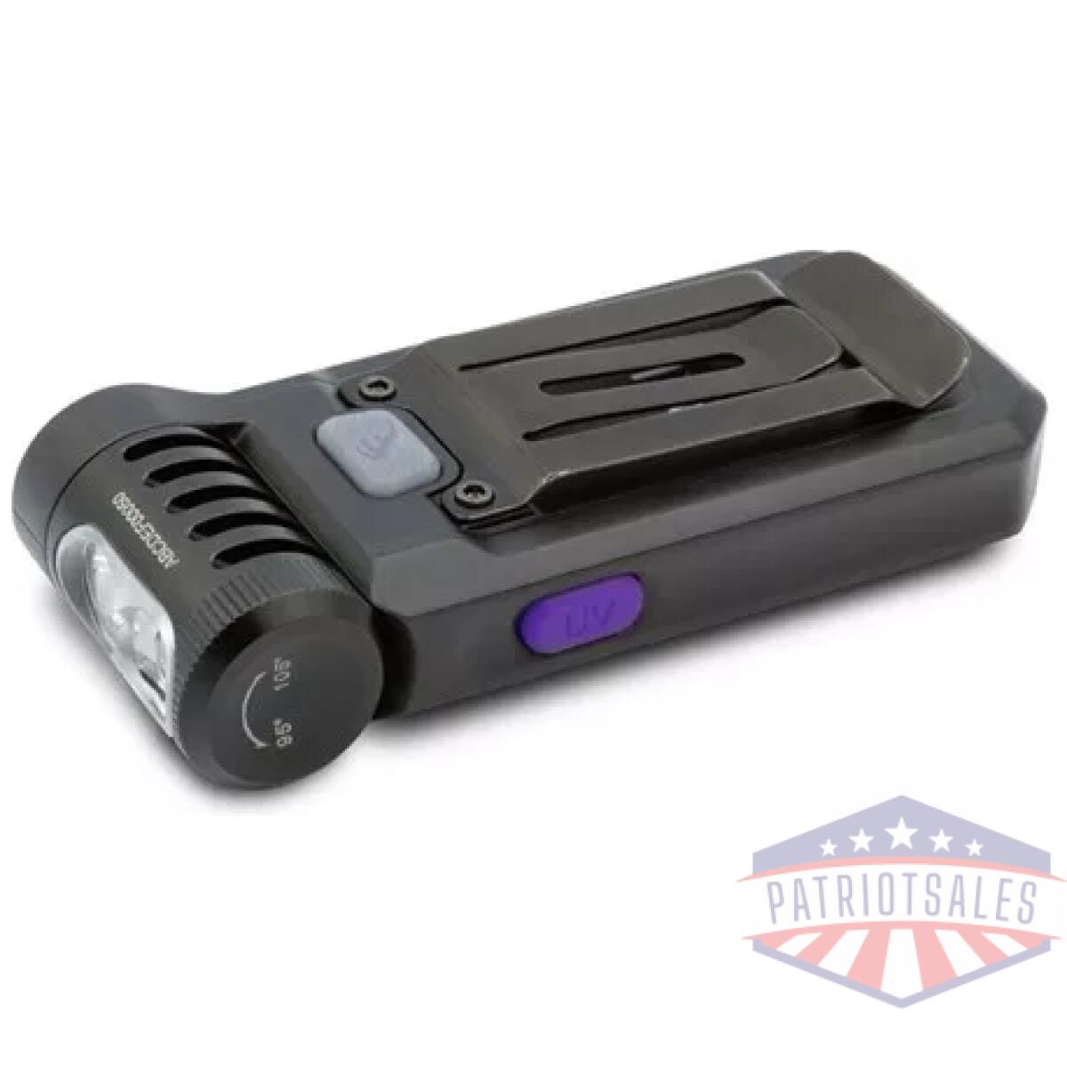 Fnx-sw05ruvbk. Webp - sw05r-uv clip on flashlight black - fnx sw05ruvbk