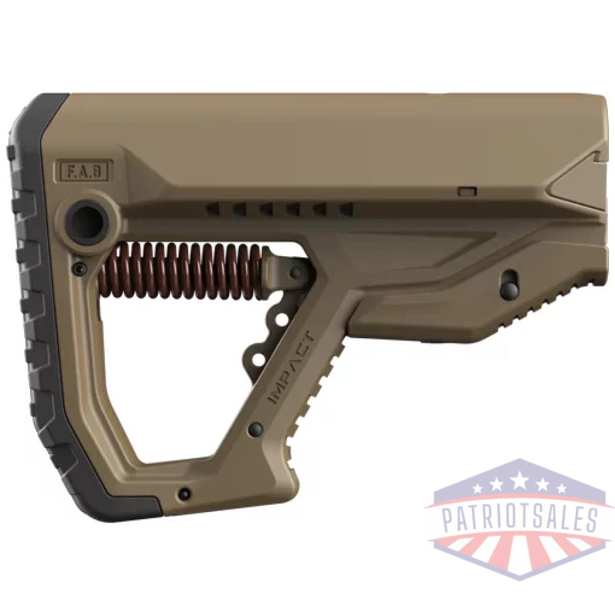 Fxcimpactt. Webp - f. A. B. Defense impact recoil - reduction buttstock ar-15 fde - fxcimpactt