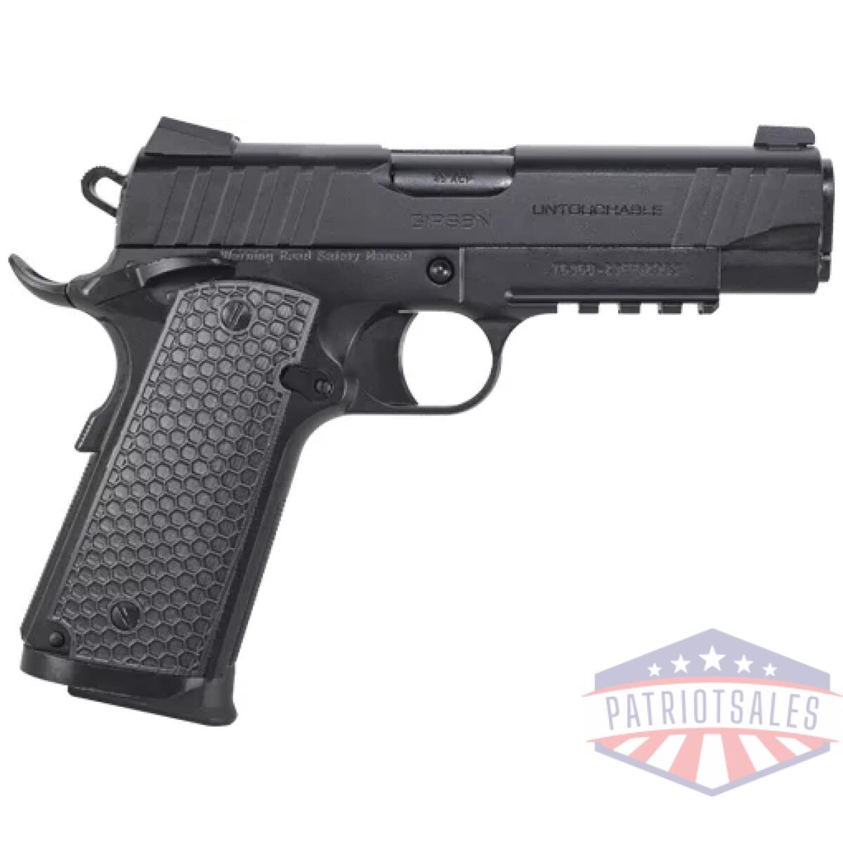 G392070. Webp - girsan mc1911 untouchable - 45acp commander g10 9rd black - g392070