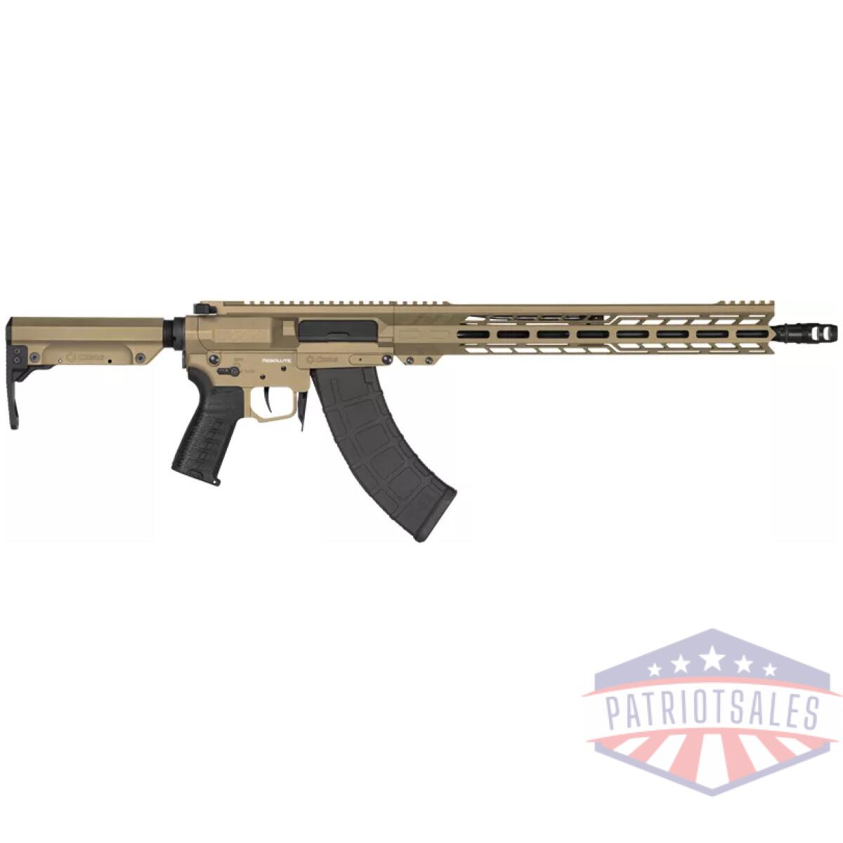 G76ac20act. Webp - cmmg rifle resolute mk47 7. 62 - x39 16. 1" 30rd armor tan - g76ac20act