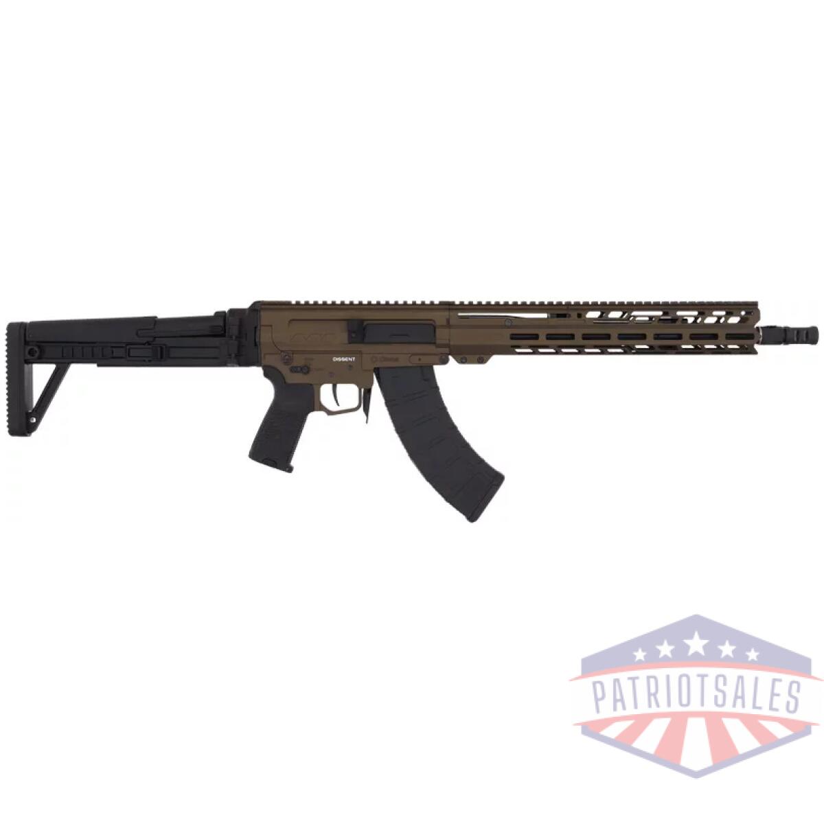 G86a7f0bmb. Webp - cmmg rifle dissent mk47 7. 62x - 39 14. 3" 30rd folding stk brnz - g86a7f0bmb