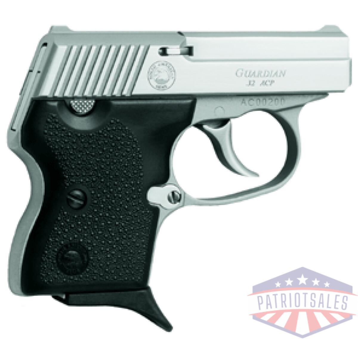 Gnaa32. Gif - naa guardian 32acp 6+1 shot - ss/polymer silver black syn - gnaa32