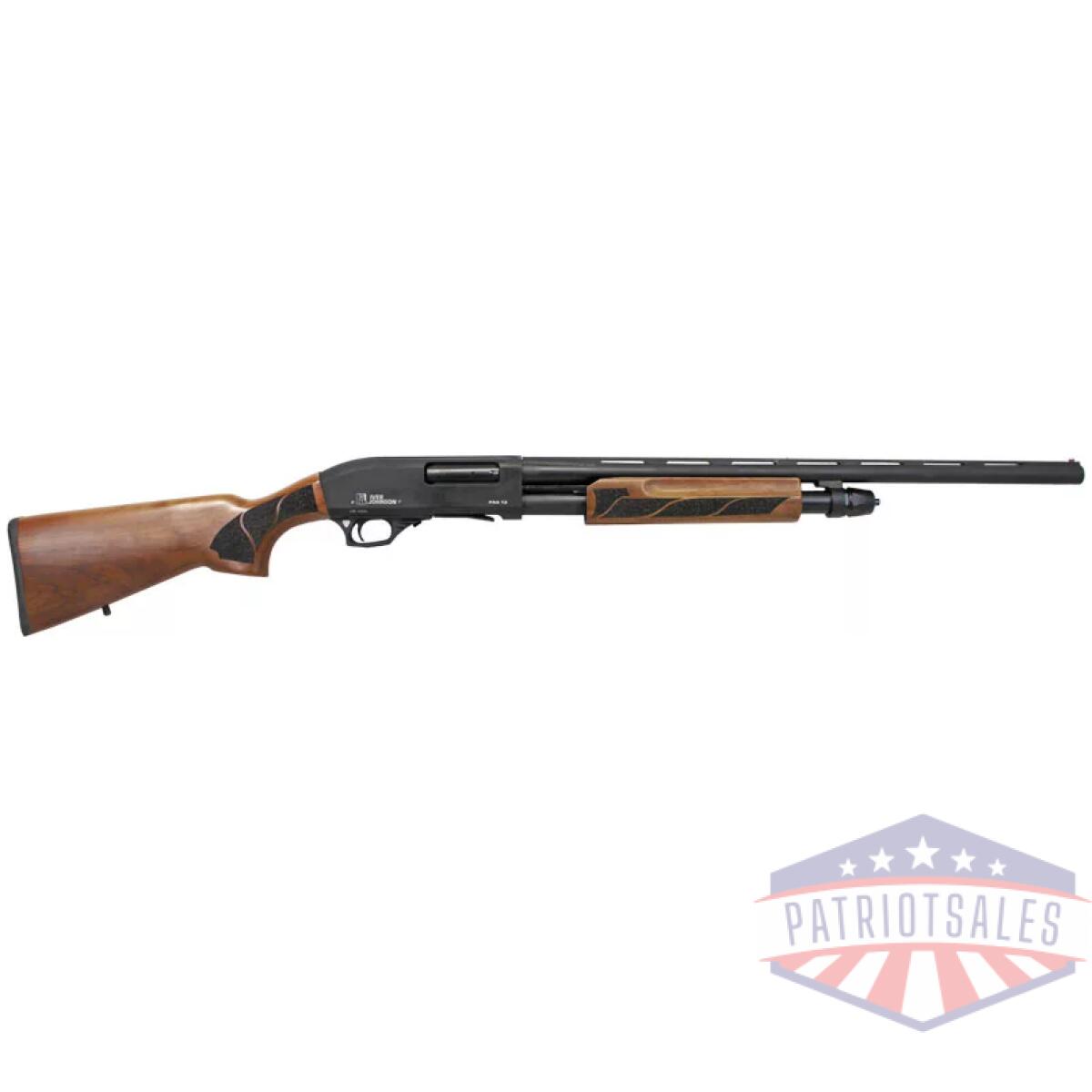 Gpas12wood330. Webp - iver johnson pump 12ga. 3" - 30"vr ct-5 black walnut - gpas12wood330