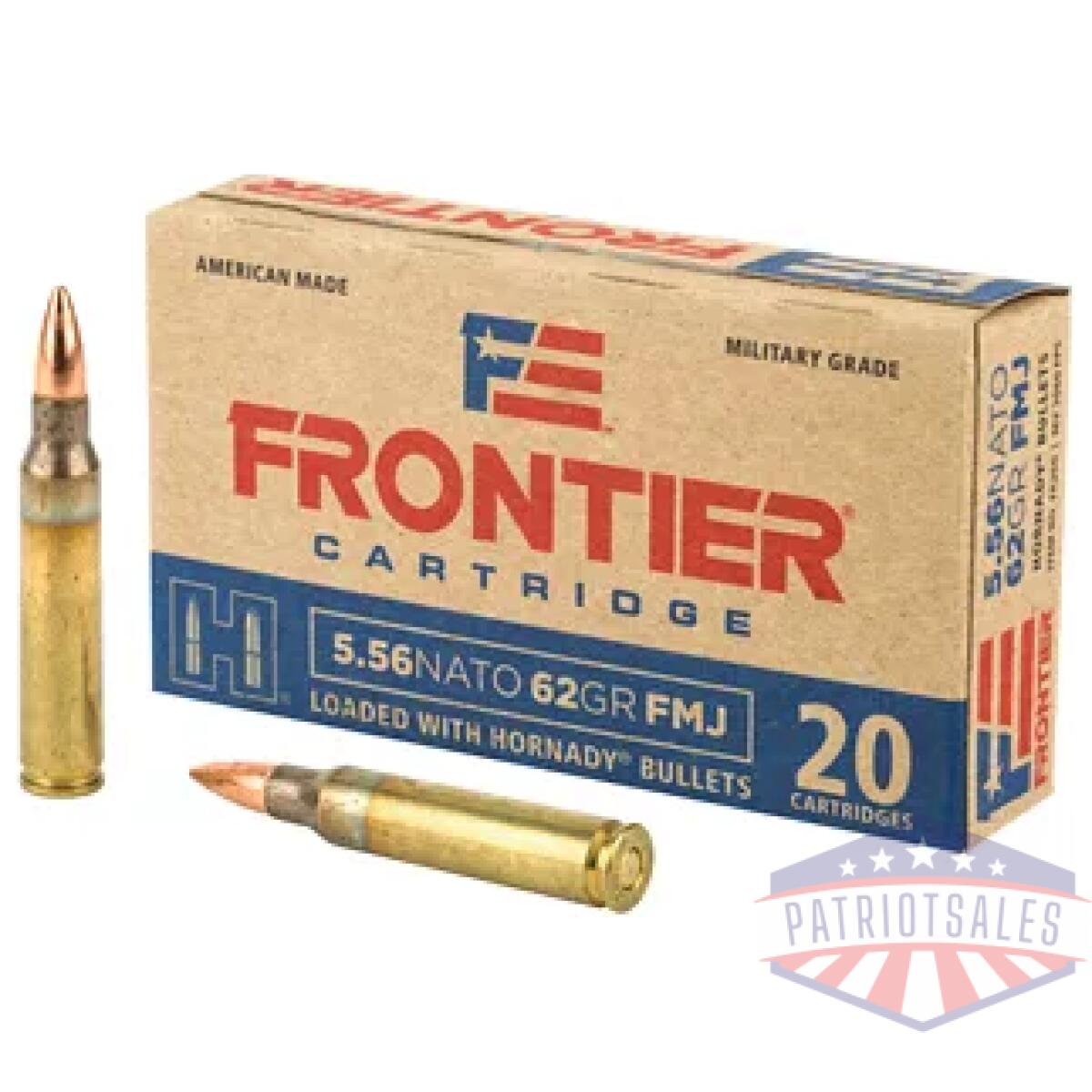 Hfr260_1. Webp - frontier 556nato 62gr fmj 20/500 - hfr260 1