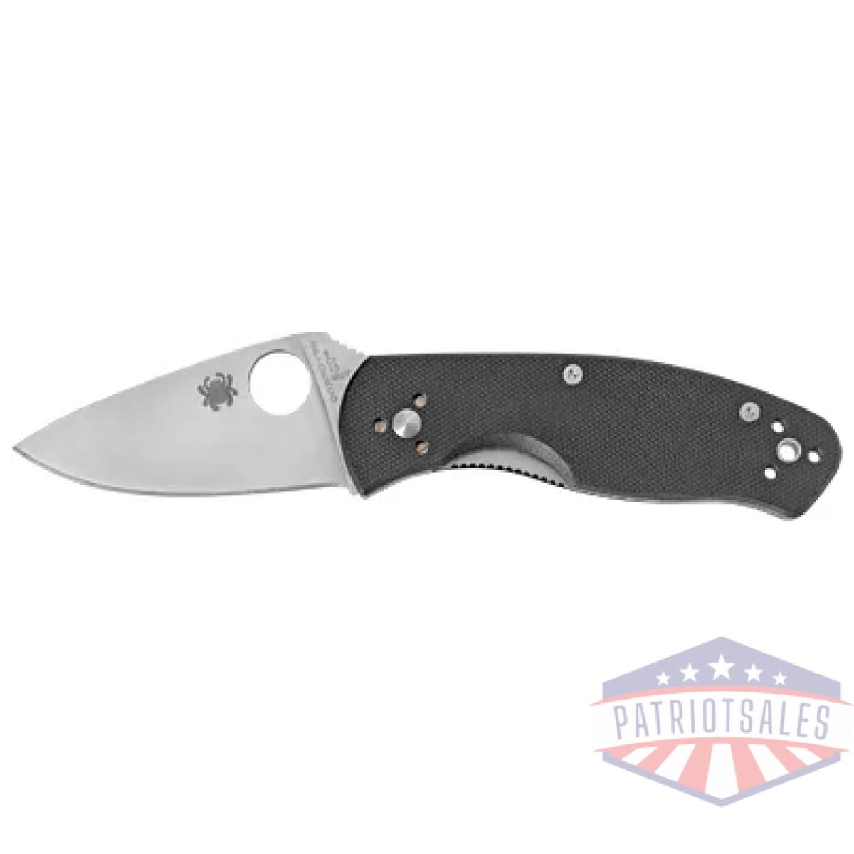 Spyc136gp_1. Webp - spyderco persistence blk g10 plain - spyc136gp 1