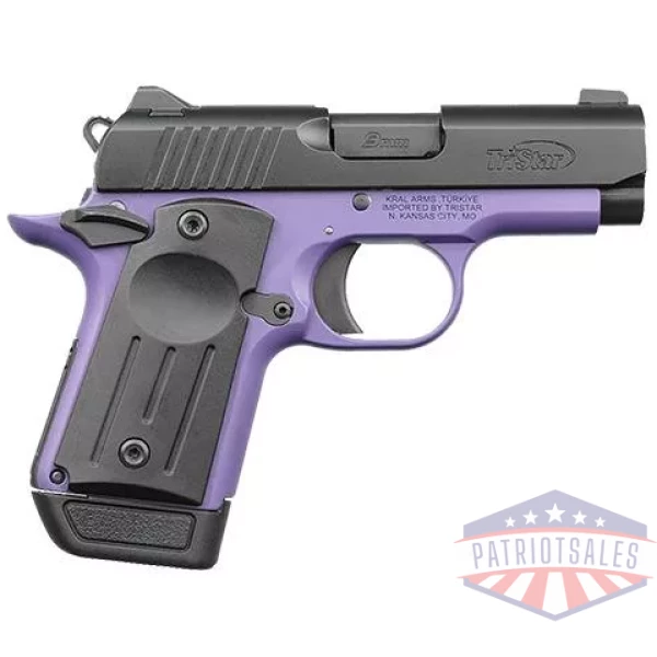 TriStar Protege X-Sub Compact Handgun 9mm Luger 7rd Magazine(1) 3.2" Barrel Purple/Black