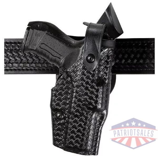 Model 6360 ALS/SLS Mid-Ride, Level III Retention Duty Holster for Sig Sauer P220R w/ Light