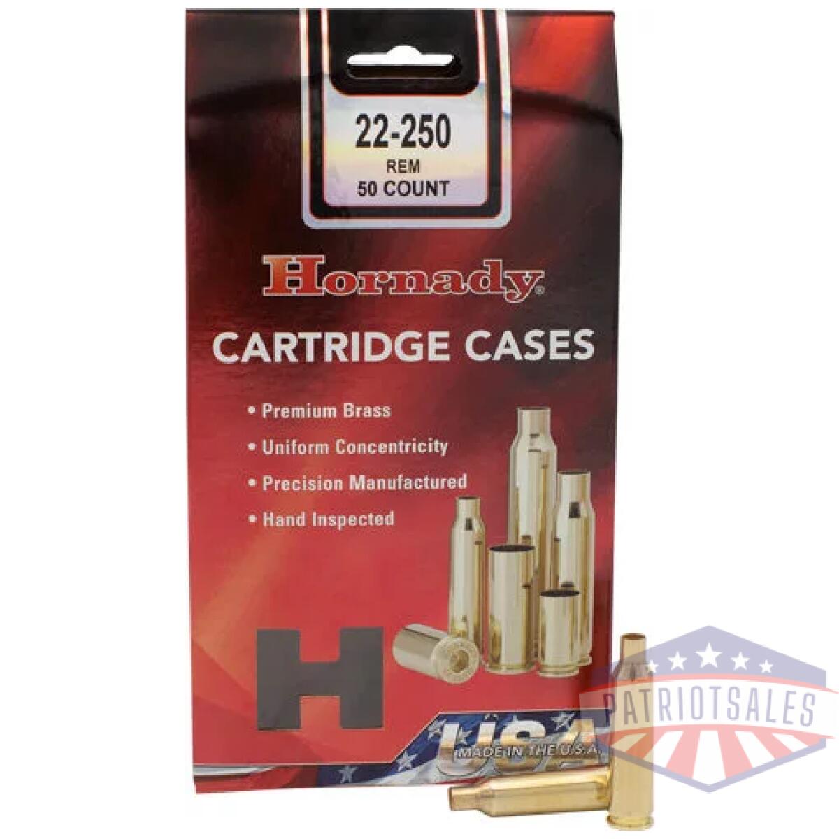 Hdy8610_1. Webp - hornady unprimed cases 22-250 - remington 50 pack 5pk/cs - hdy8610 1