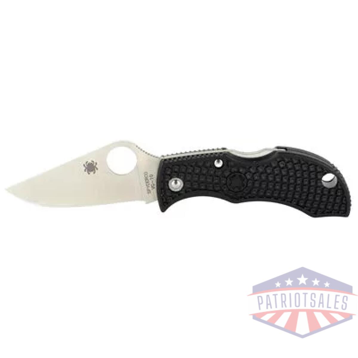 Spymbkp_1. Webp - spyderco manbug black frn plain - spymbkp 1