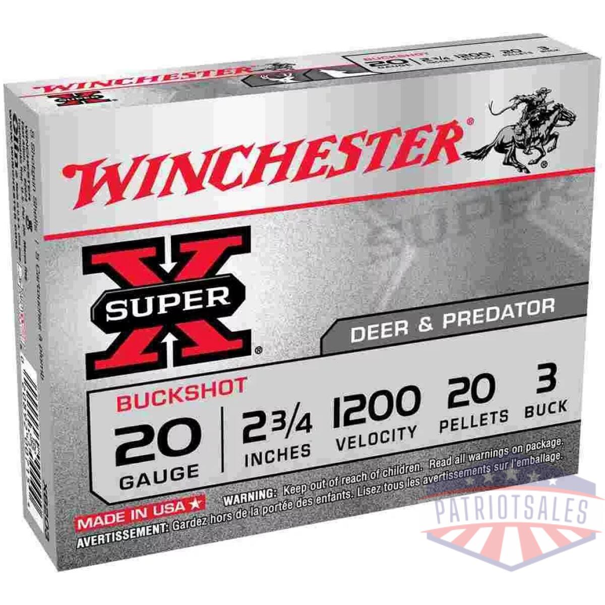 Https3a2f2fmedia. Chattanoogashooting. Com2fimages2fproduct2fwnxb203vp2fwnxb203vp. Webp - winchester super x buckshot shotshells 20 ga 2-3/4" 1200 fps #3 15/ct - https3a2f2fmedia. Chattanoogashooting. Com2fimages2fproduct2fwnxb203vp2fwnxb203vp