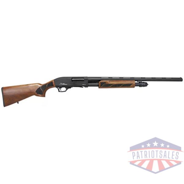IVER JOHNSON PUMP 20GA 3" - 28"VR BLACK WALNUT